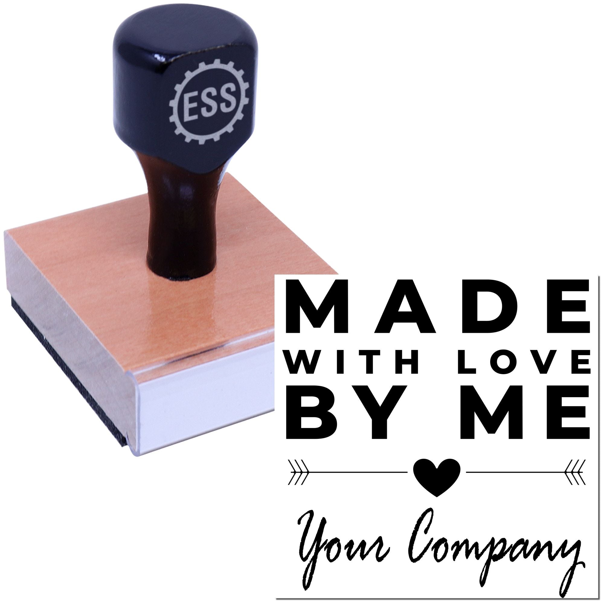 Heartcrafted Personalizable Maker Rubber Stamp - Engineer Seal Stamps