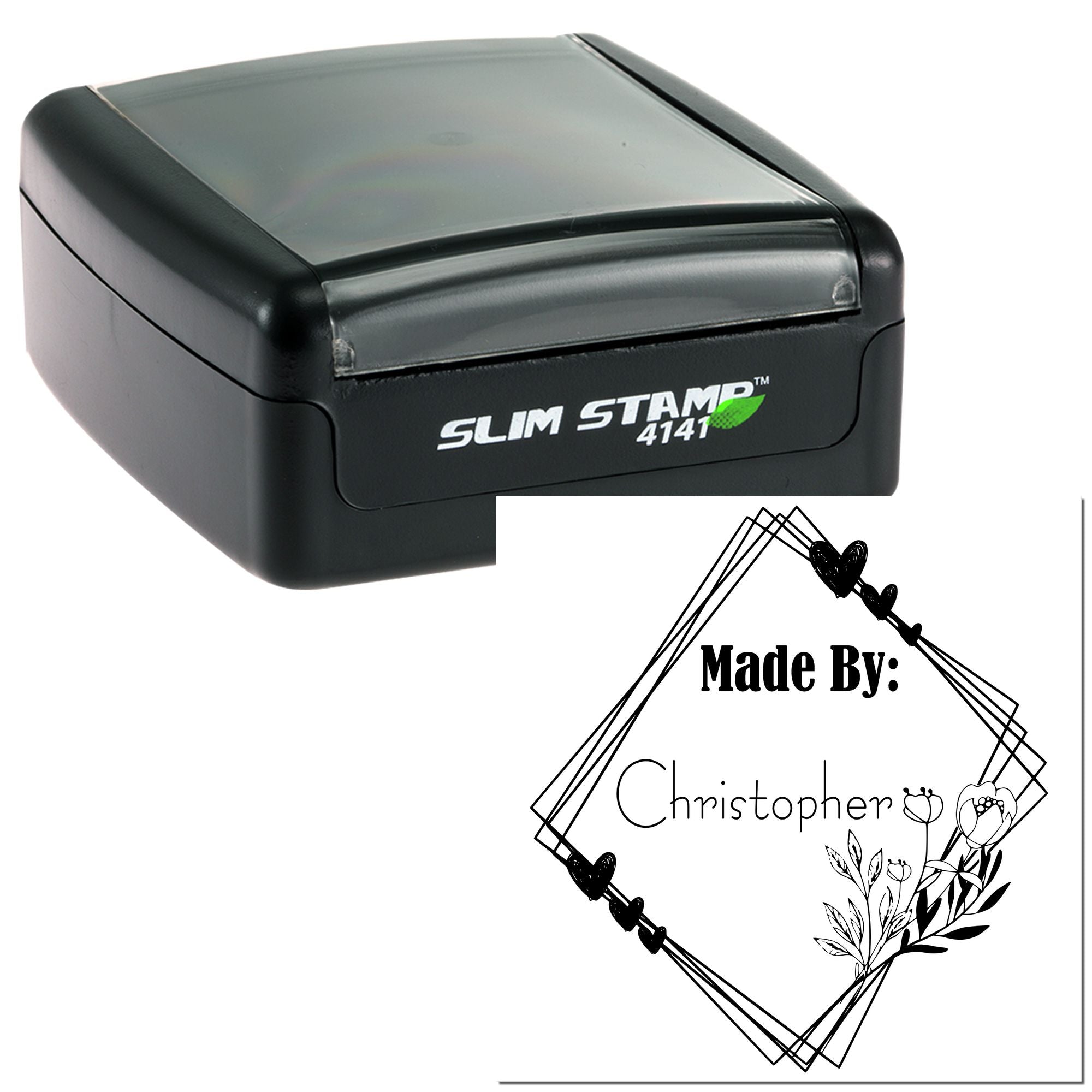 Heartfelt Creations Custom-Made Handcrafted Rubber Stamp - Engineer Seal Stamps