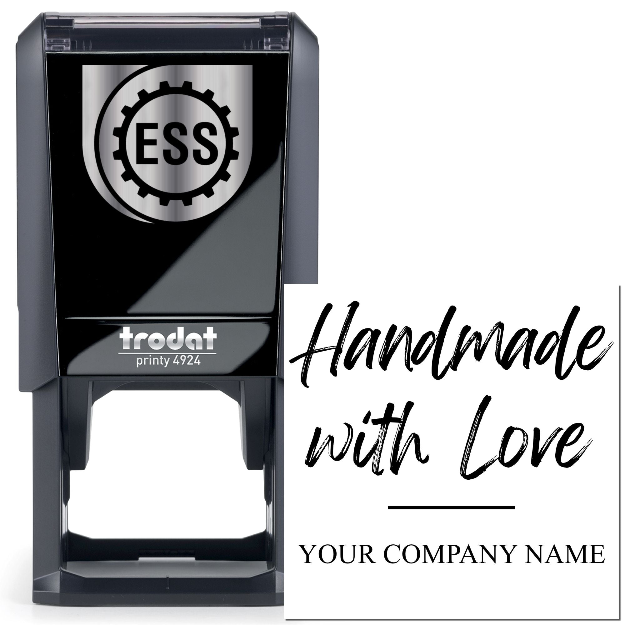 Fashioned with Heart Customized Handcrafted Stamp - Engineer Seal Stamps