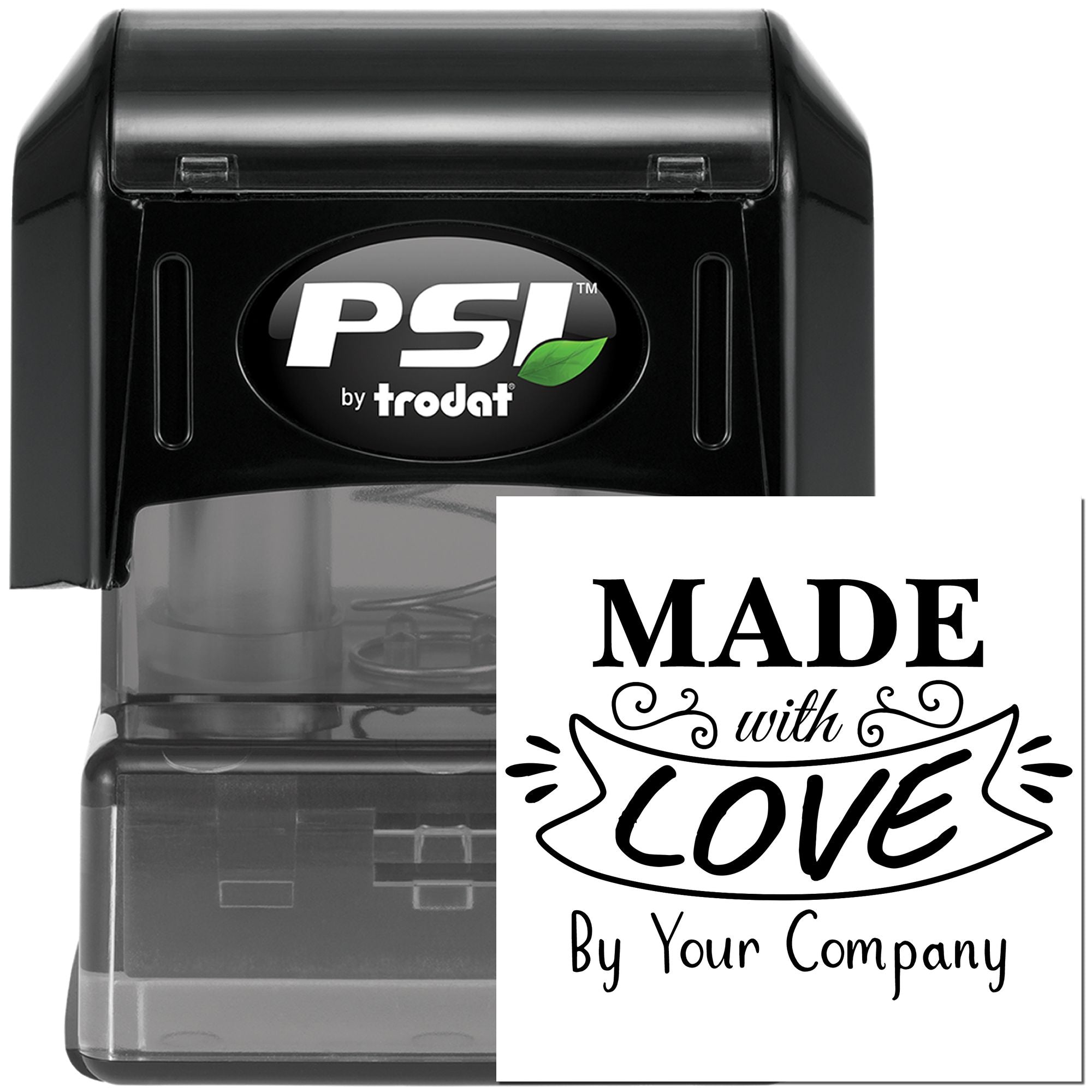 Handcrafted with Care Custom Maker Rubber Stamp - Engineer Seal Stamps