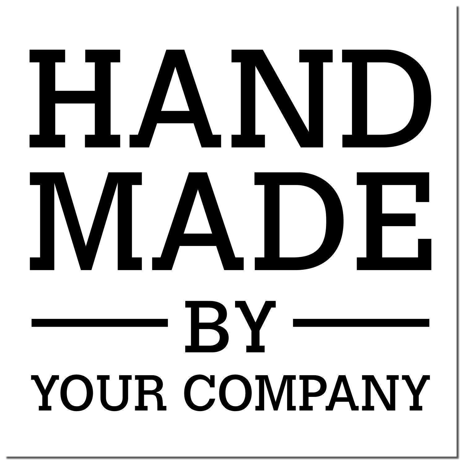 Crafted with Care Custom Rubber Stamp - Engineer Seal Stamps