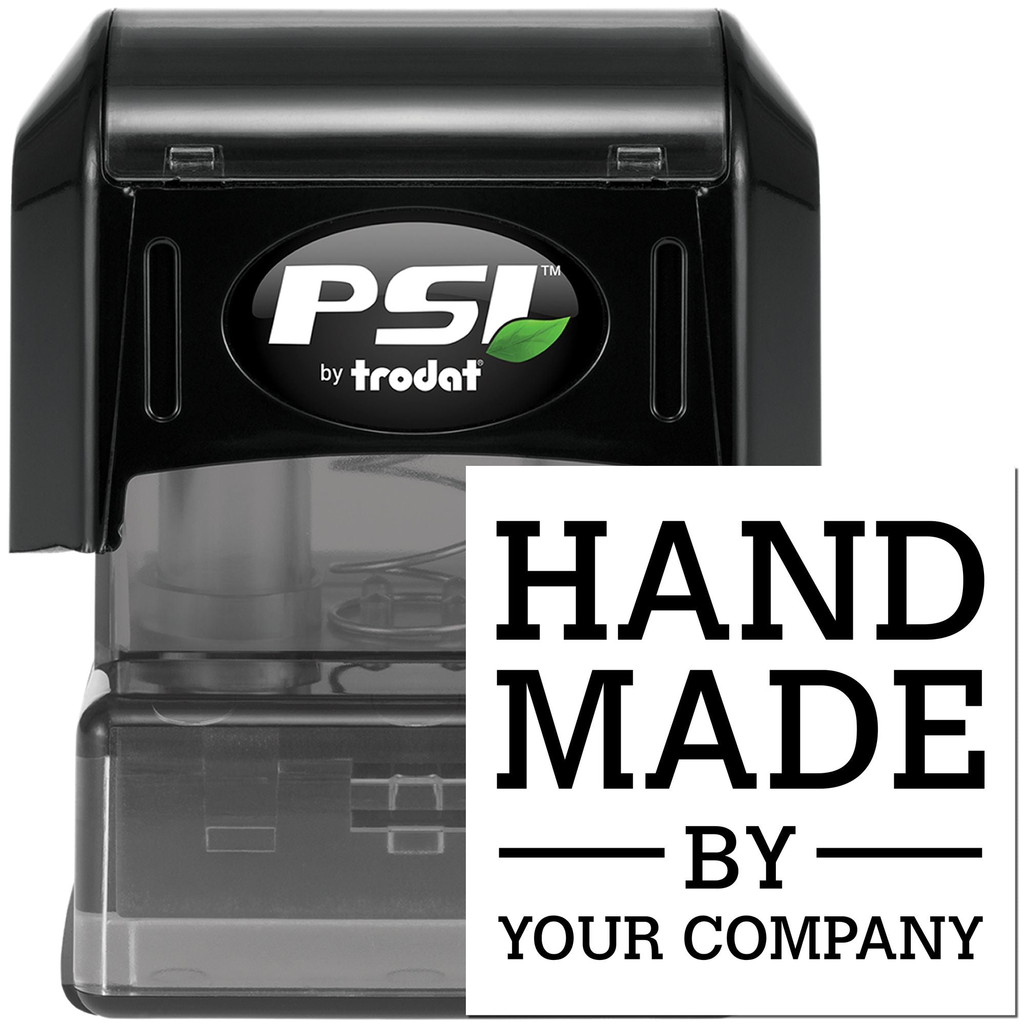 Crafted with Care Custom Rubber Stamp - Engineer Seal Stamps