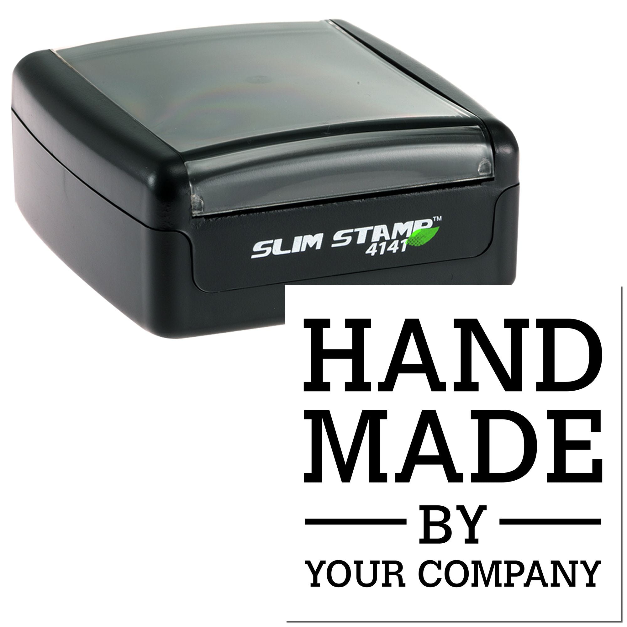 Crafted with Care Personalizable Handmade Stamp - Engineer Seal Stamps