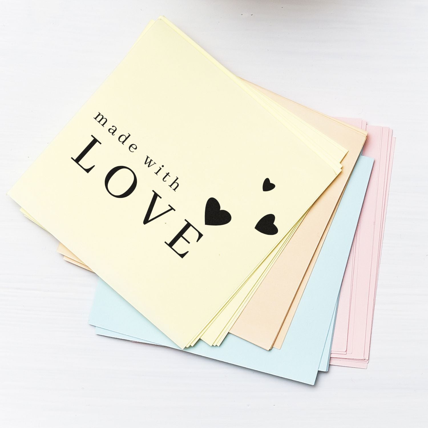Sentimental Works Personalized Handmade Rubber Stamp