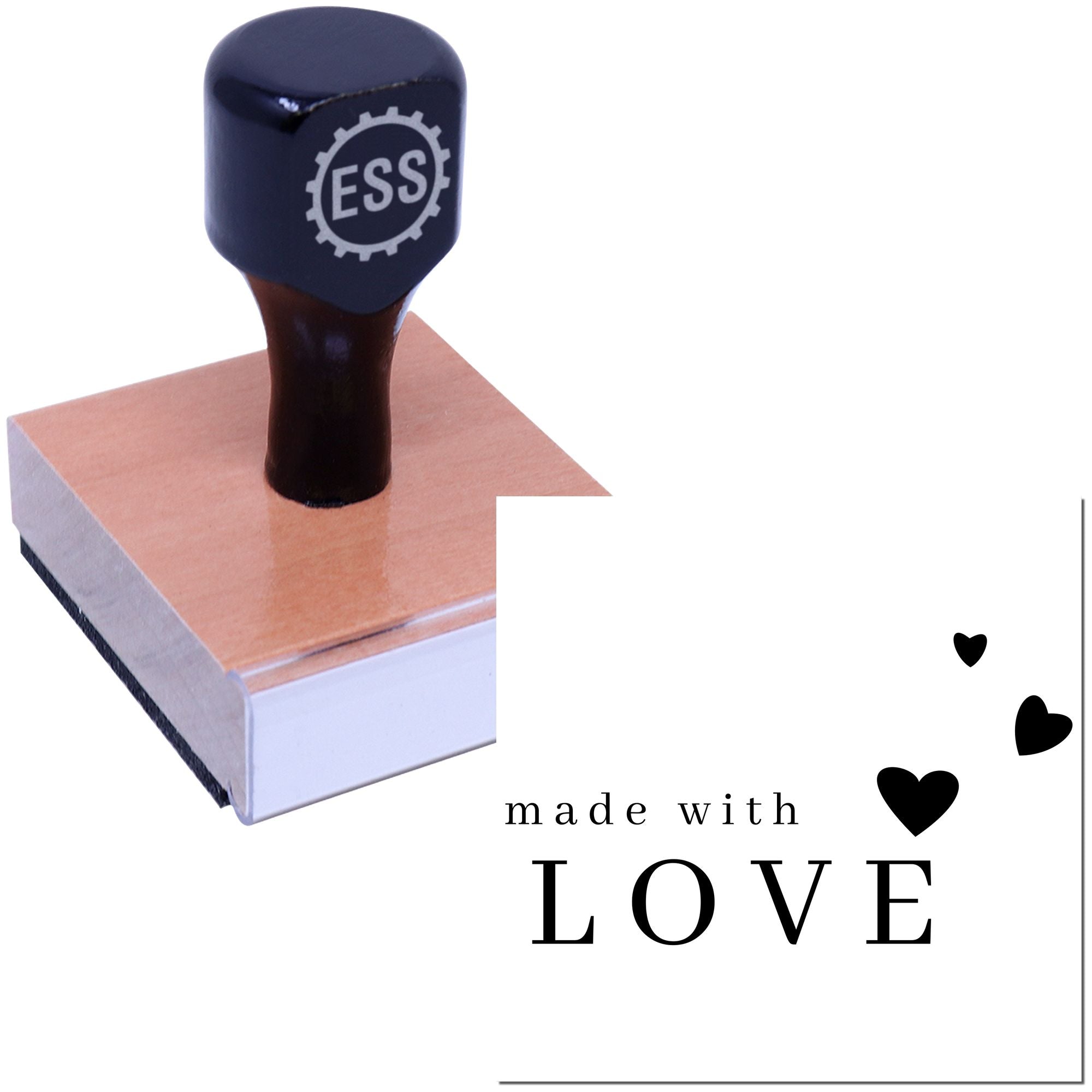 Sentimental Works Personalized Handmade Rubber Stamp