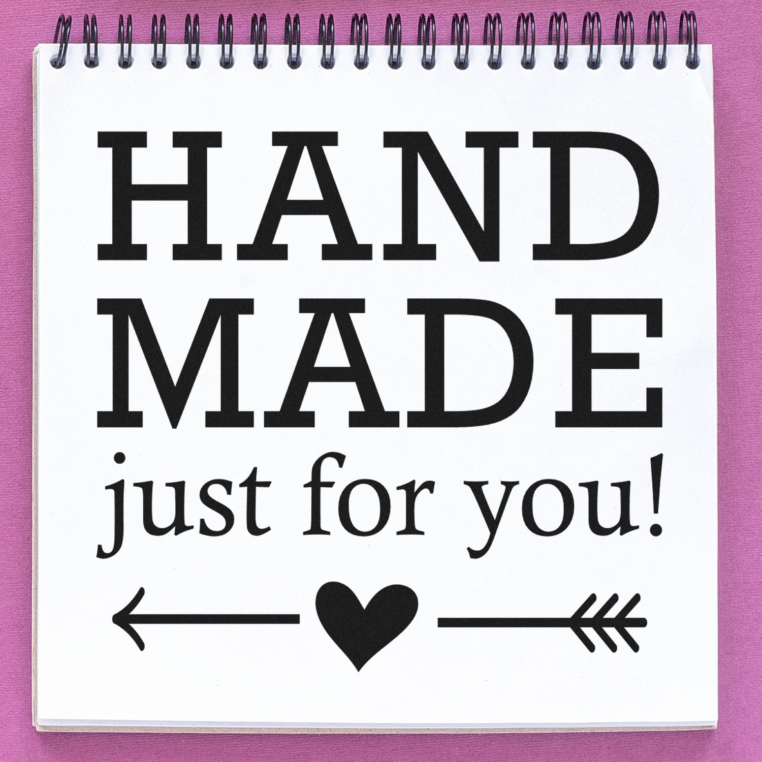 Crafted with Love Custom-Made Stamp - Engineer Seal Stamps