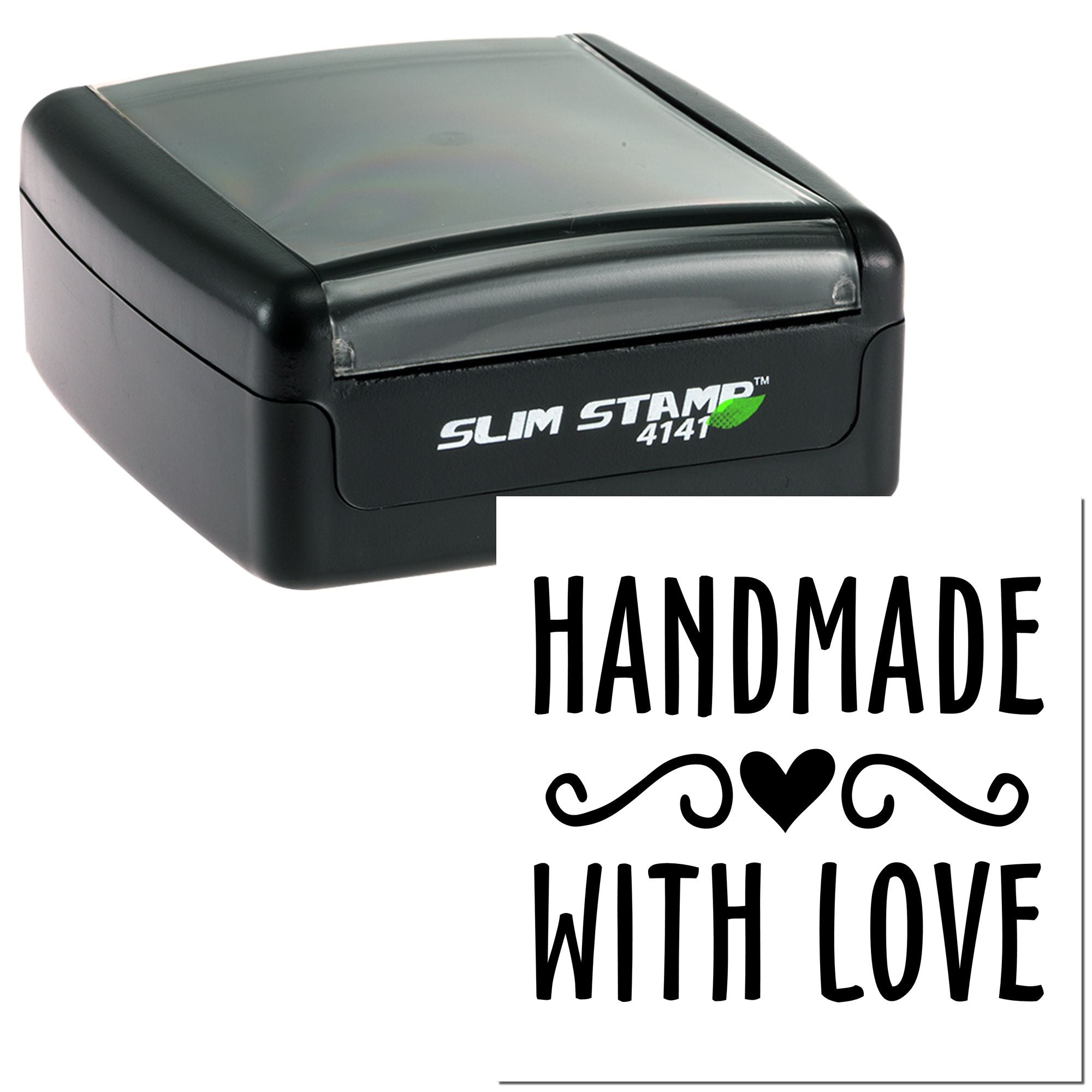 Crafted with Heart Custom Handmade Stamp - Engineer Seal Stamps
