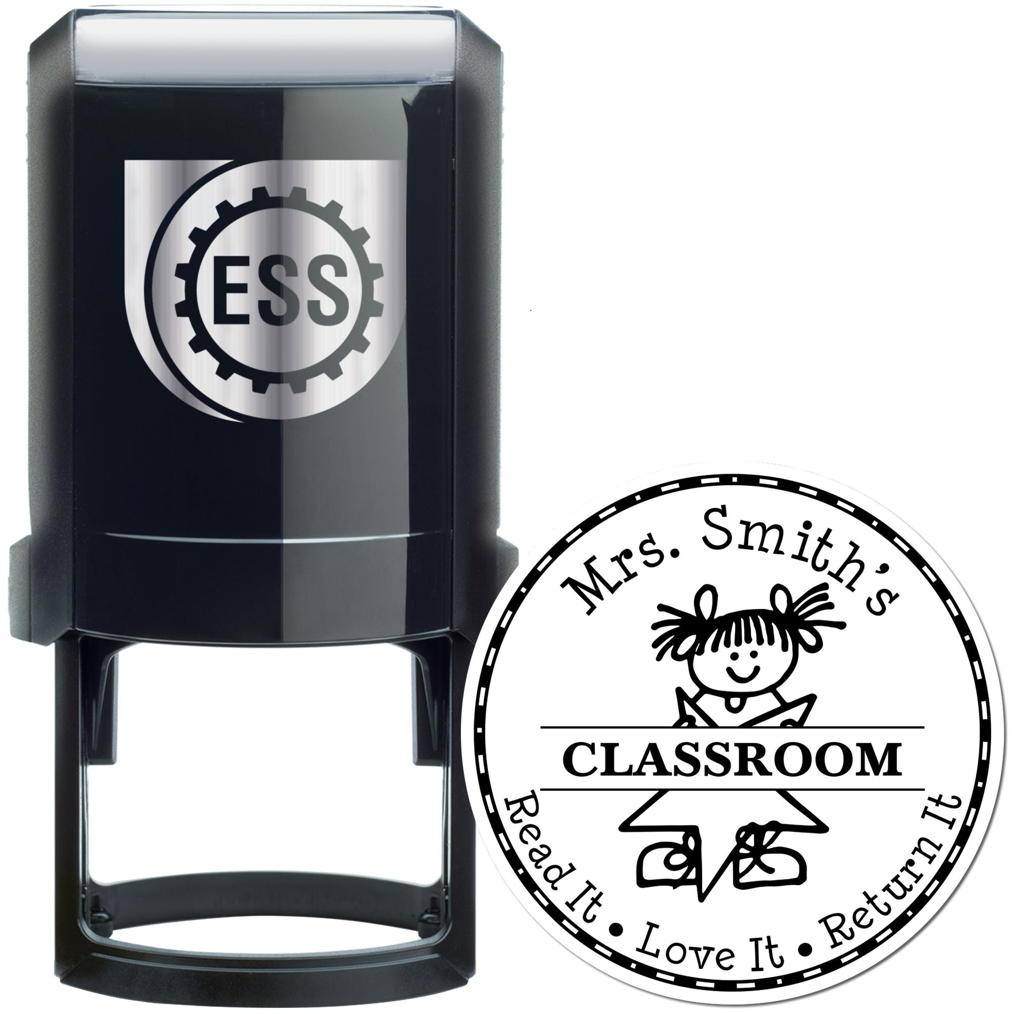 Star Pupil Self-Inking Custom Teacher Book Stamp - Engineer Seal Stamps