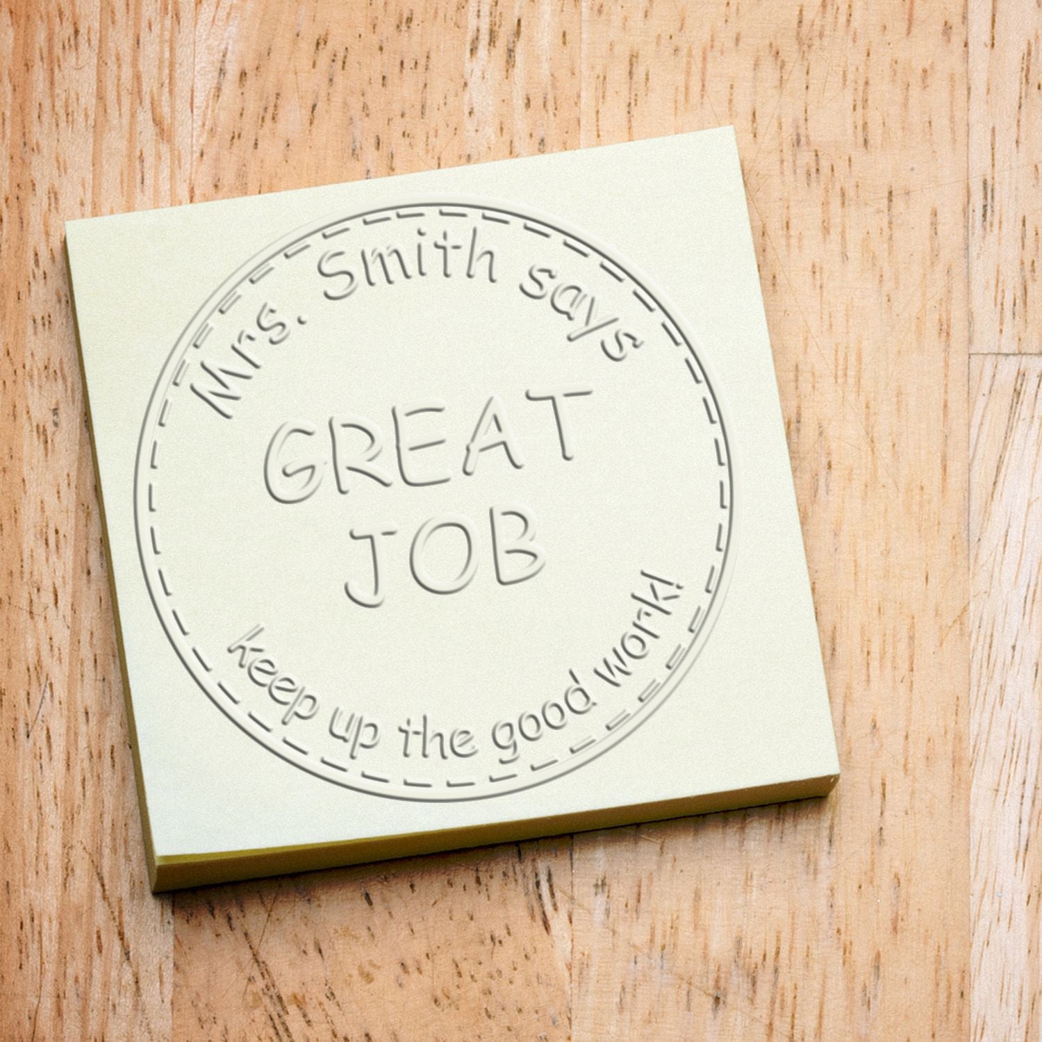 Handheld Great Job Customized Teacher Imprint For Books Embosser