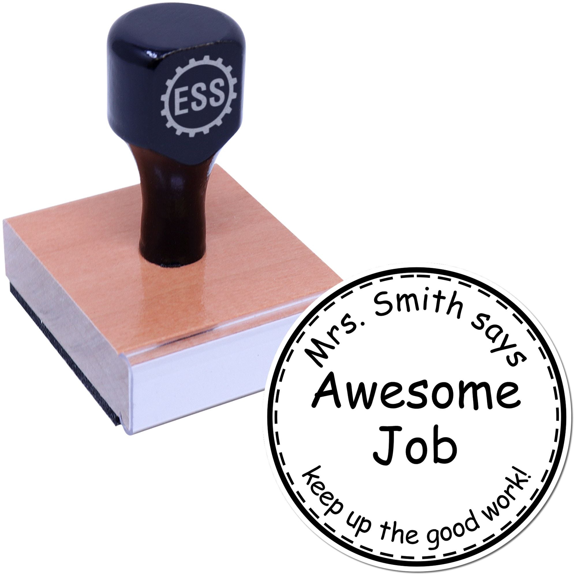 Awesome Job Customized Teacher Classroom Stamp - Engineer Seal Stamps