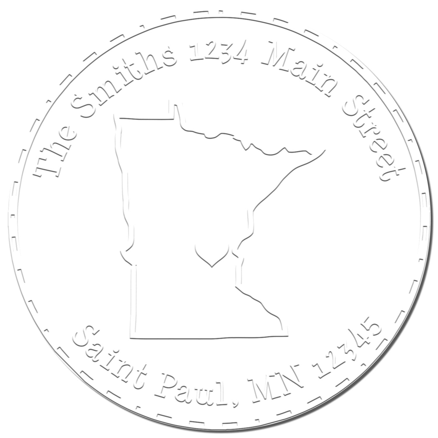 MN State Love Desk Handcrafted Address Seal - Engineer Seal Stamps