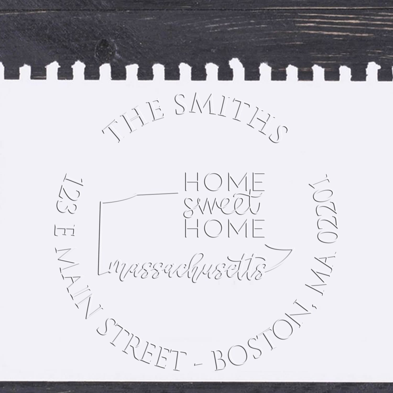 Round MA Soft Personalized Return Seal