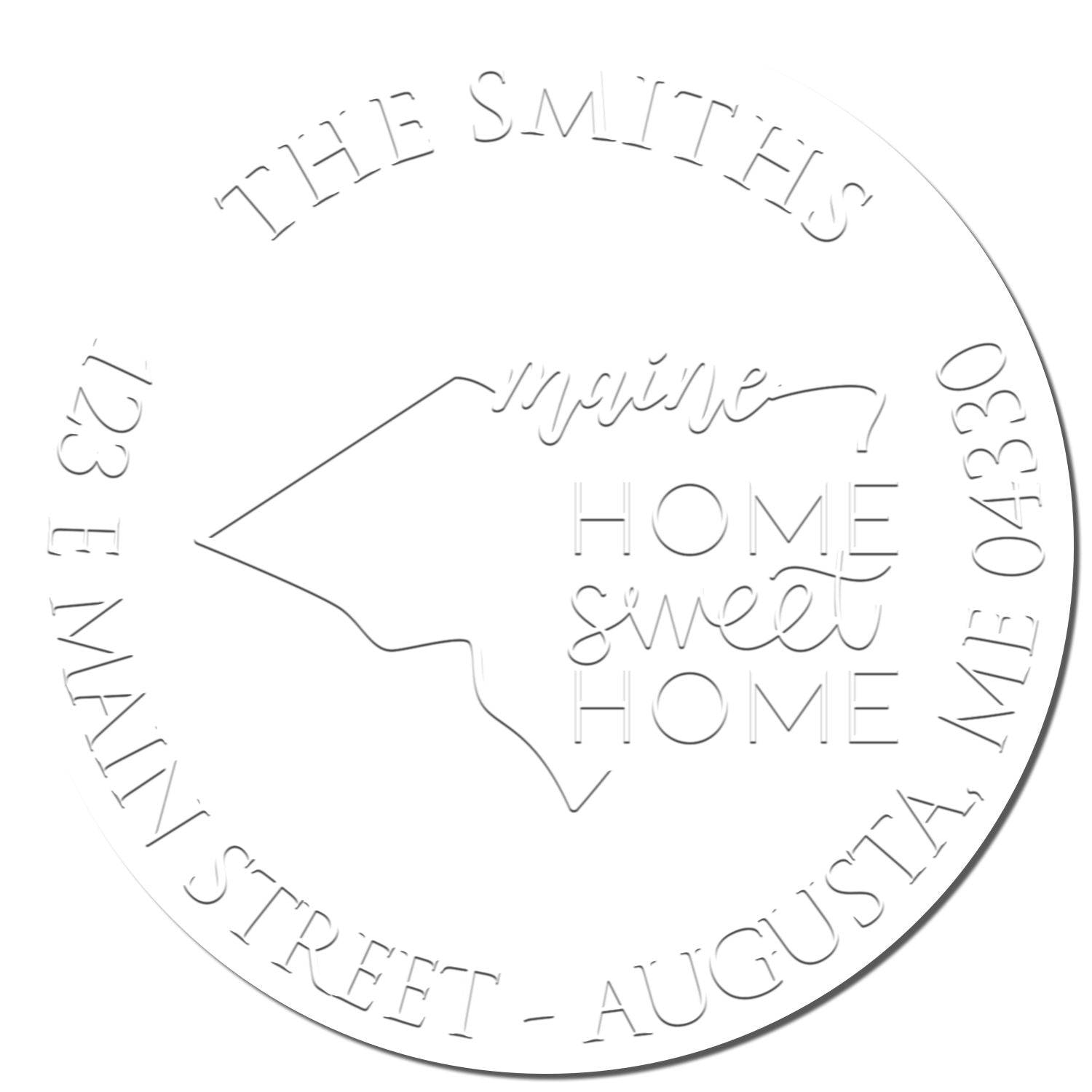 Custom-Made Mailing Seal for Maine - Engineer Seal Stamps