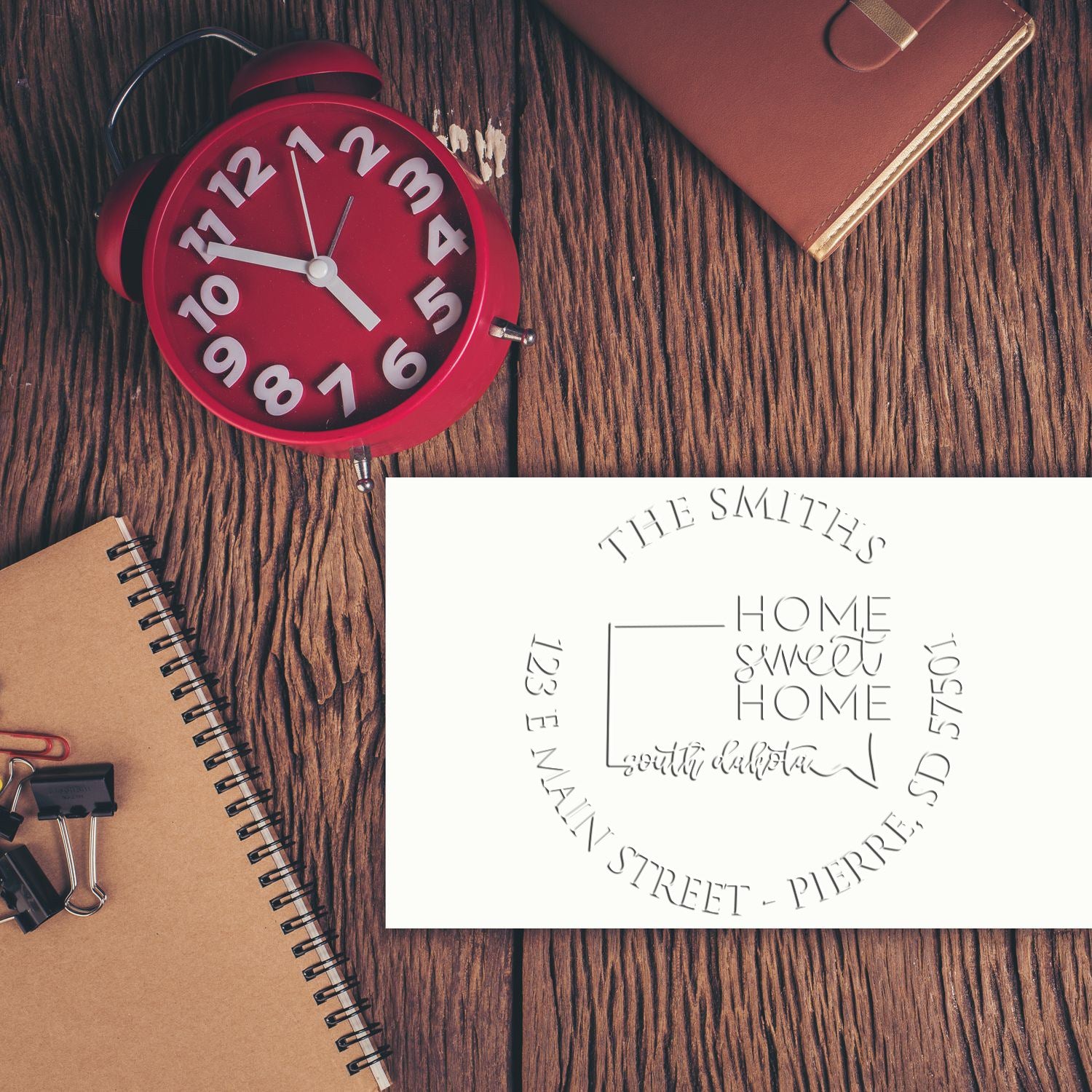Round SD Soft Personalizable Address Embossing Seal