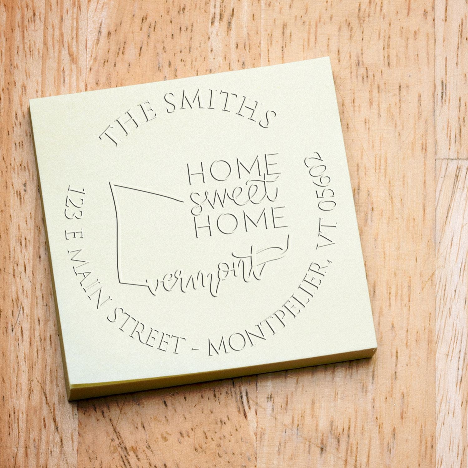 Round VT Soft Personalizable Address Seal