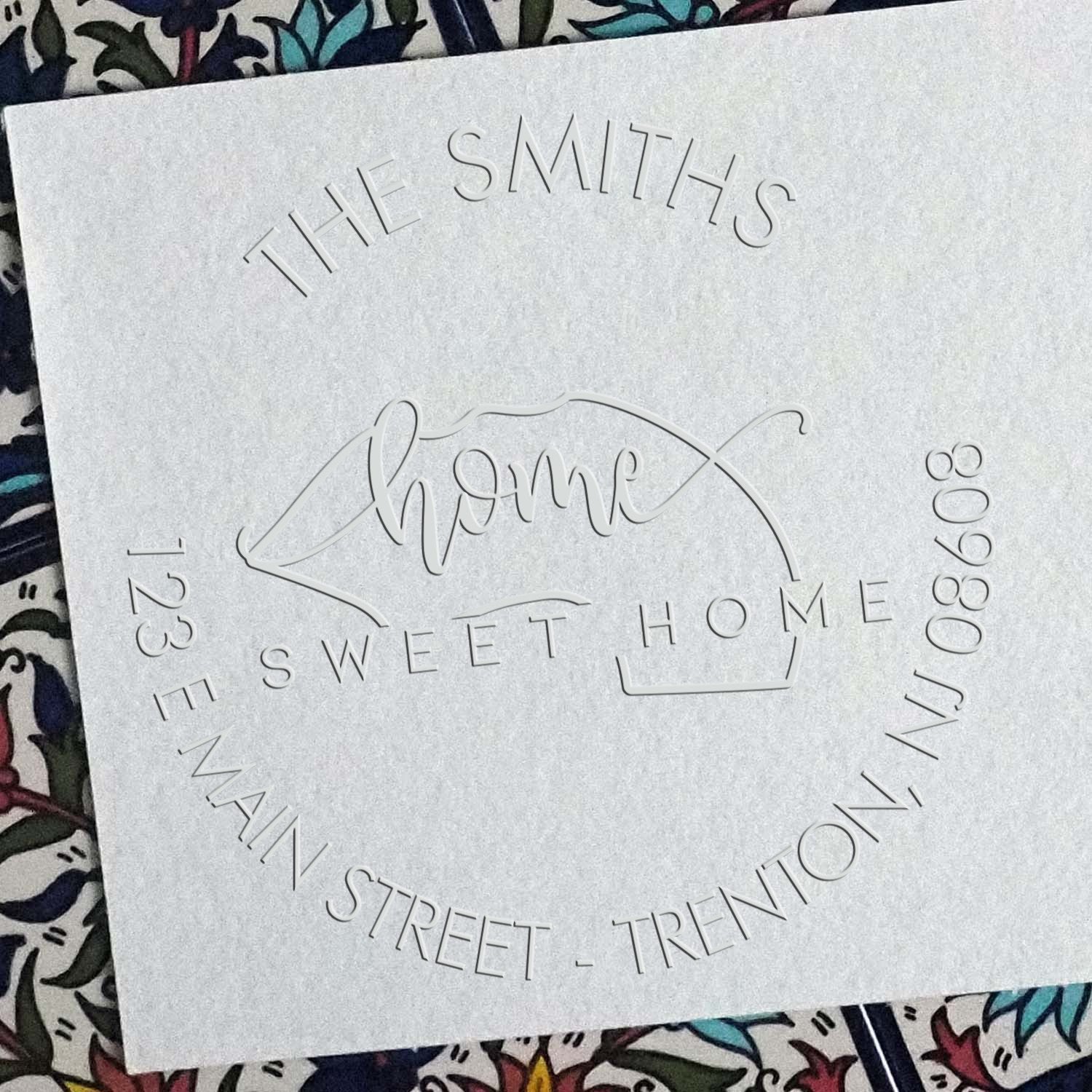 Sweet Home NJ Soft Customized New Address Seal - Engineer Seal Stamps