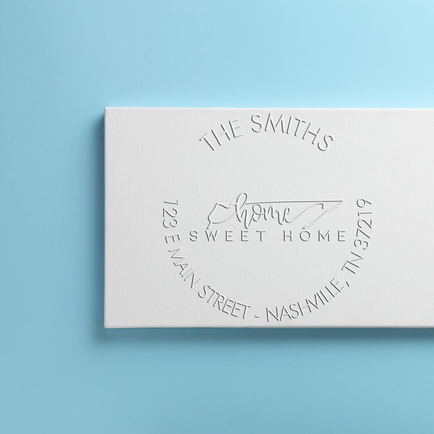 Sweet Home TN Soft Customized Mailing Address Seal - Engineer Seal Stamps
