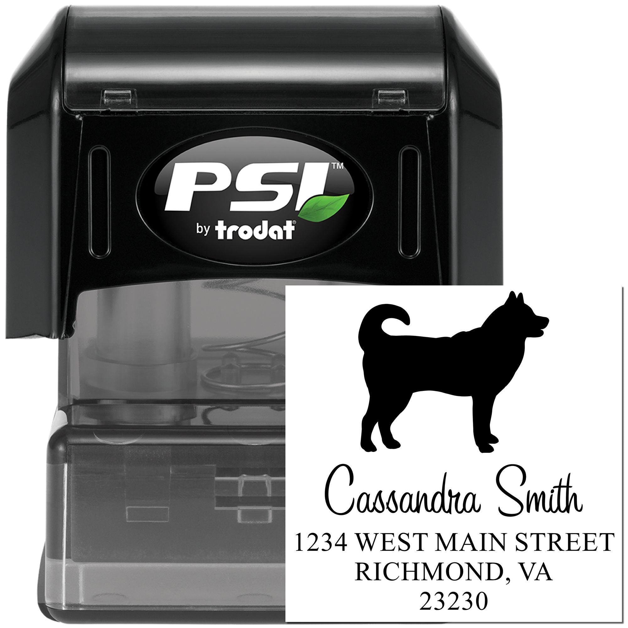 PSI Pre-Inked Husky Handcrafted Home Address Stamp - Engineer Seal Stamps