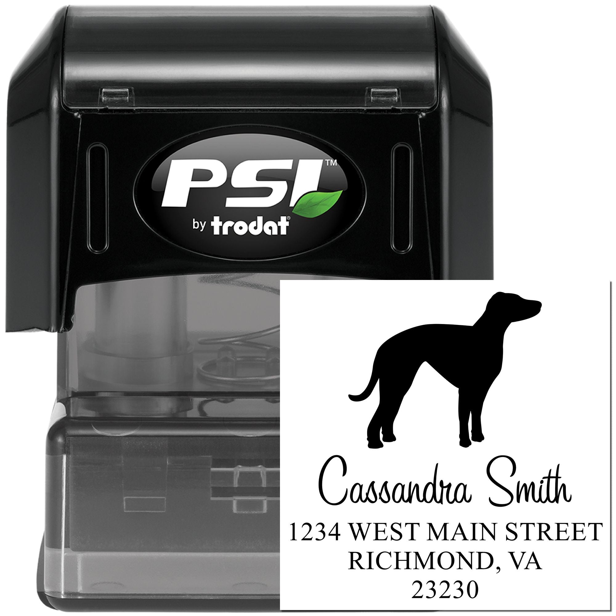 PSI Pre-Inked Whippet Handcrafted Inked Stamper - Engineer Seal Stamps