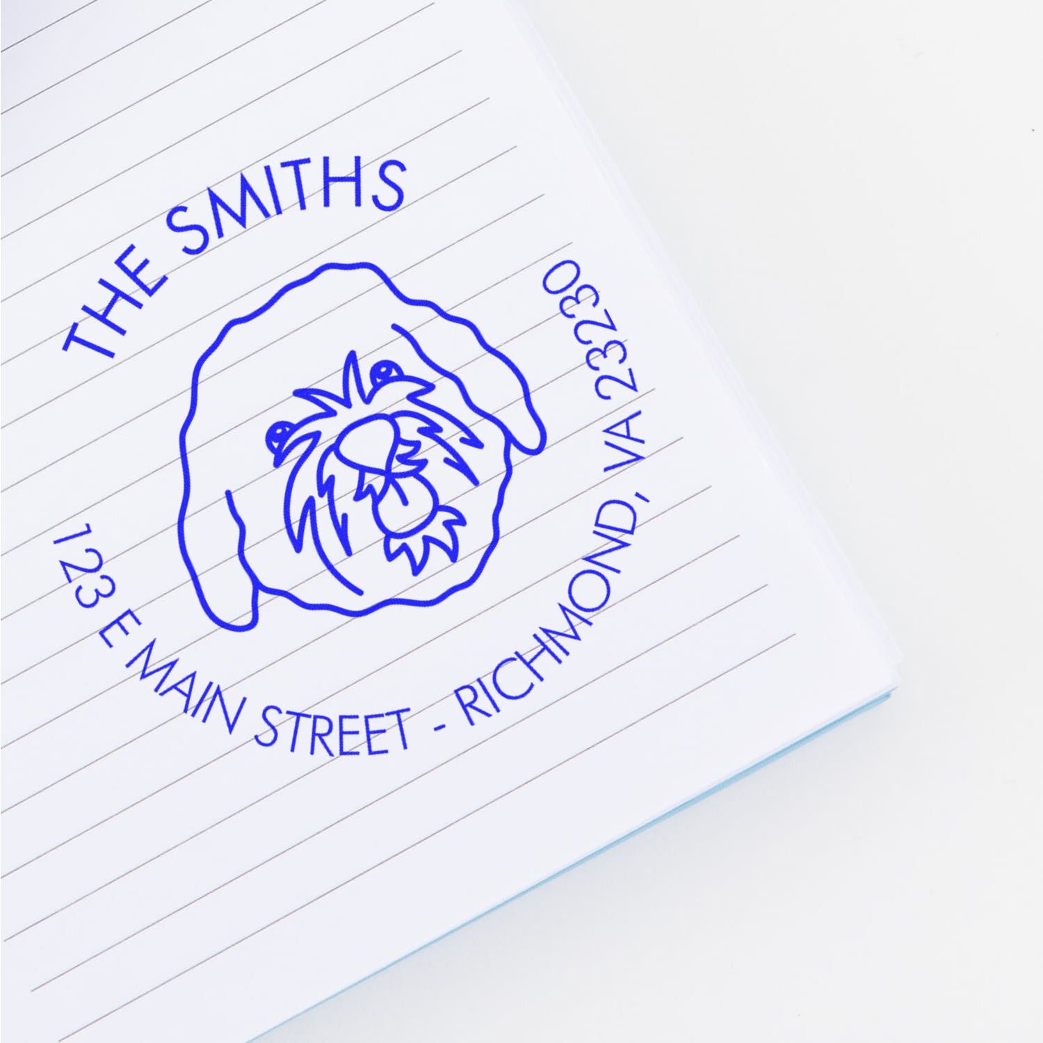 PSI Pre-Inked Cavapoo Home Address Stamp - Engineer Seal Stamps