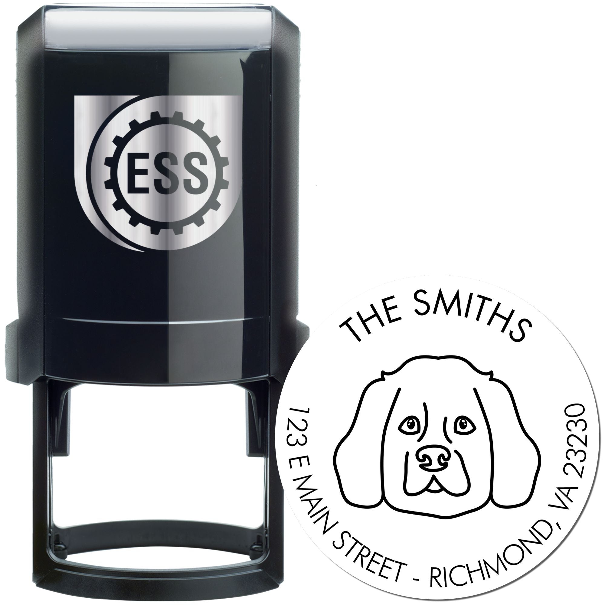 Self-Inking Westie Customized Dog Lover's Address Stamper - Engineer Seal Stamps
