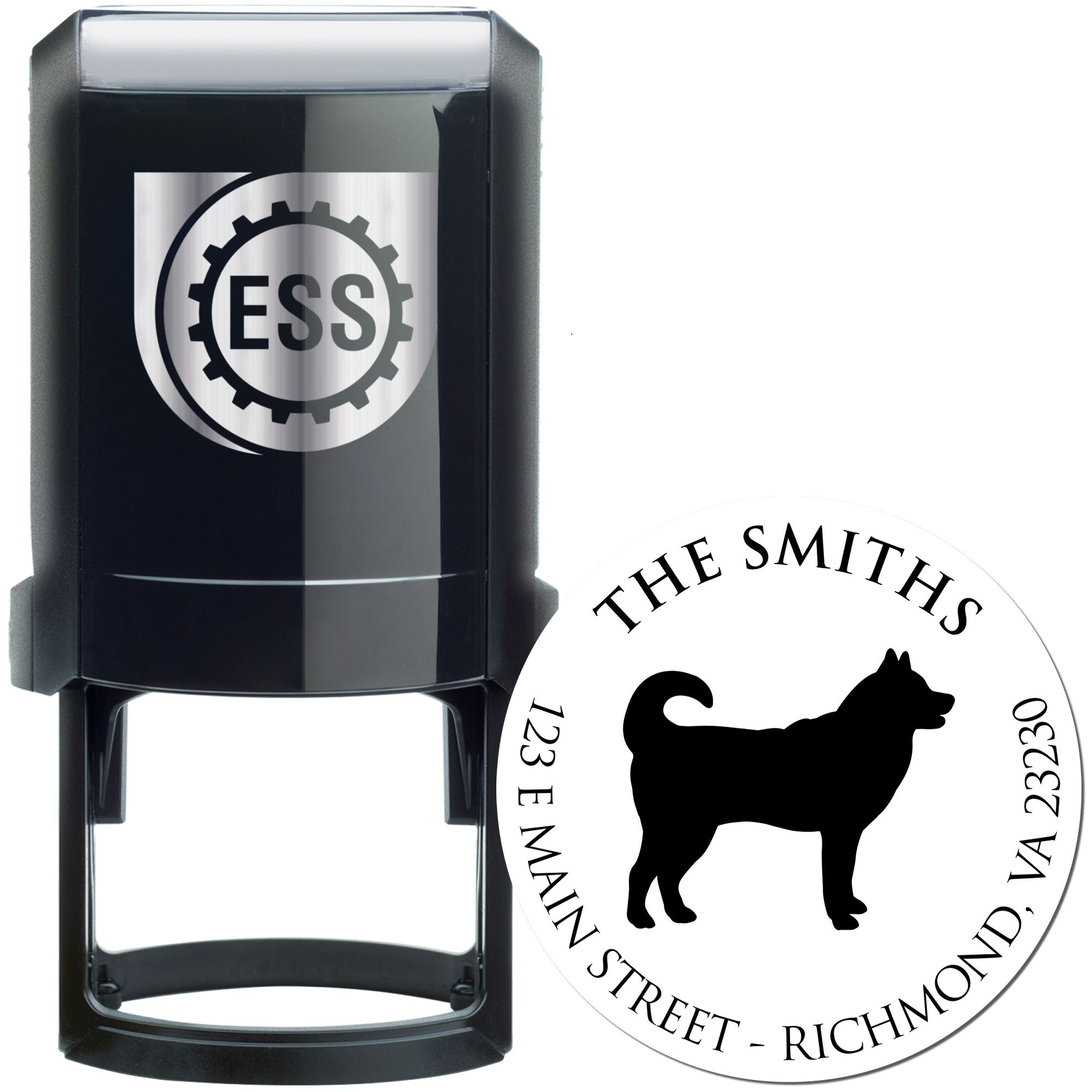 Self-Inking Husky Customized Refillable Address Stamp - Engineer Seal Stamps