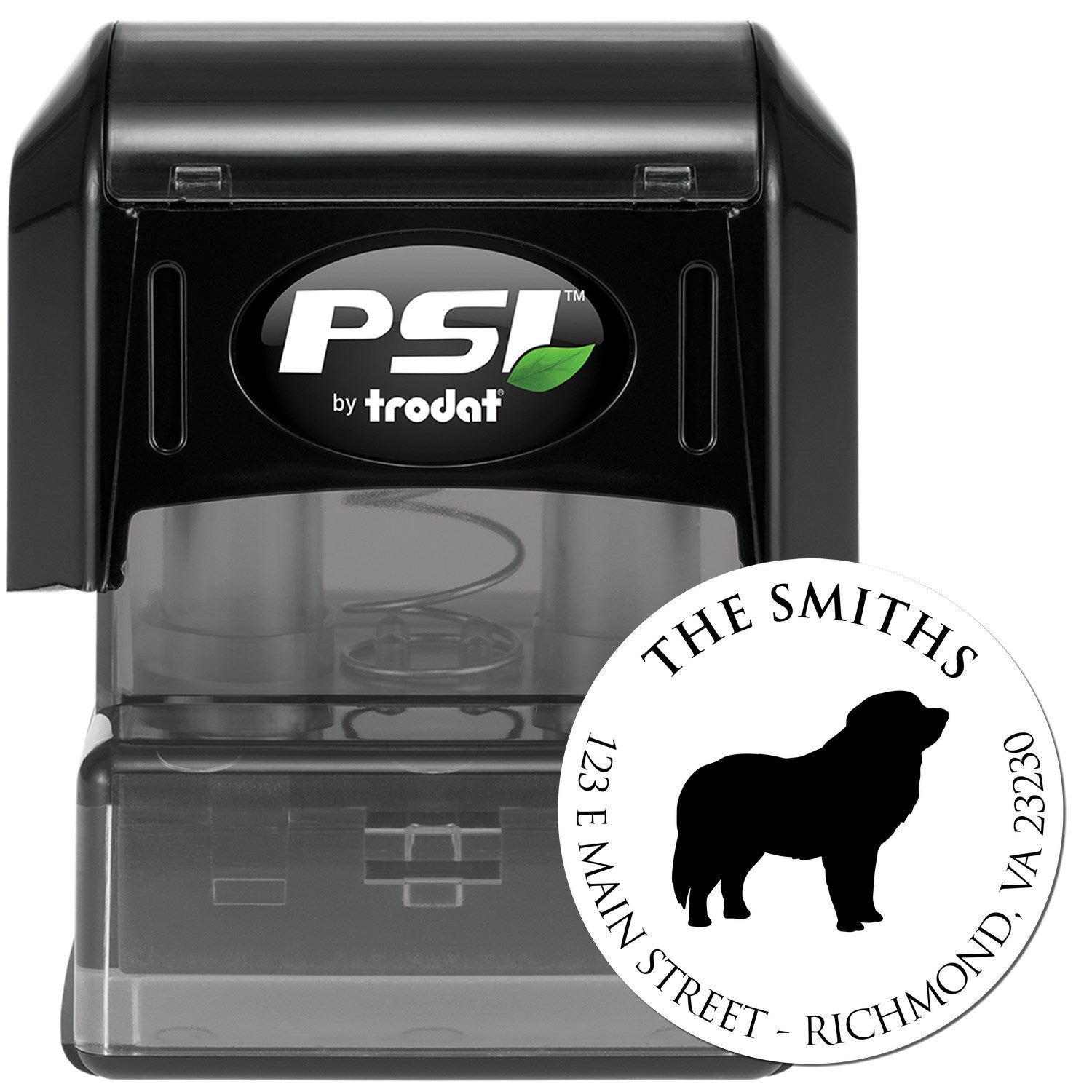 PSI Pre-Inked Pyrenees Made-to-Order Inked Rubber Stamp - Engineer Seal Stamps
