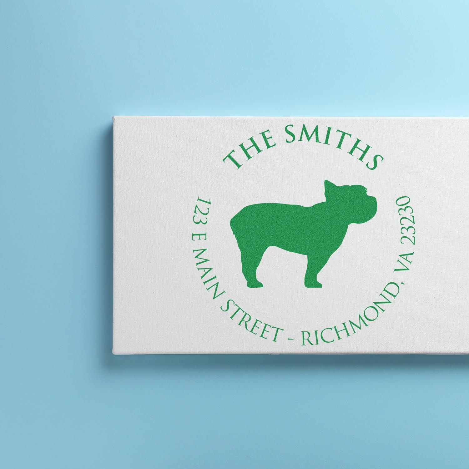 Wood Handle Yorkshire Terrier Custom Made Mailing Stamper - Engineer Seal Stamps