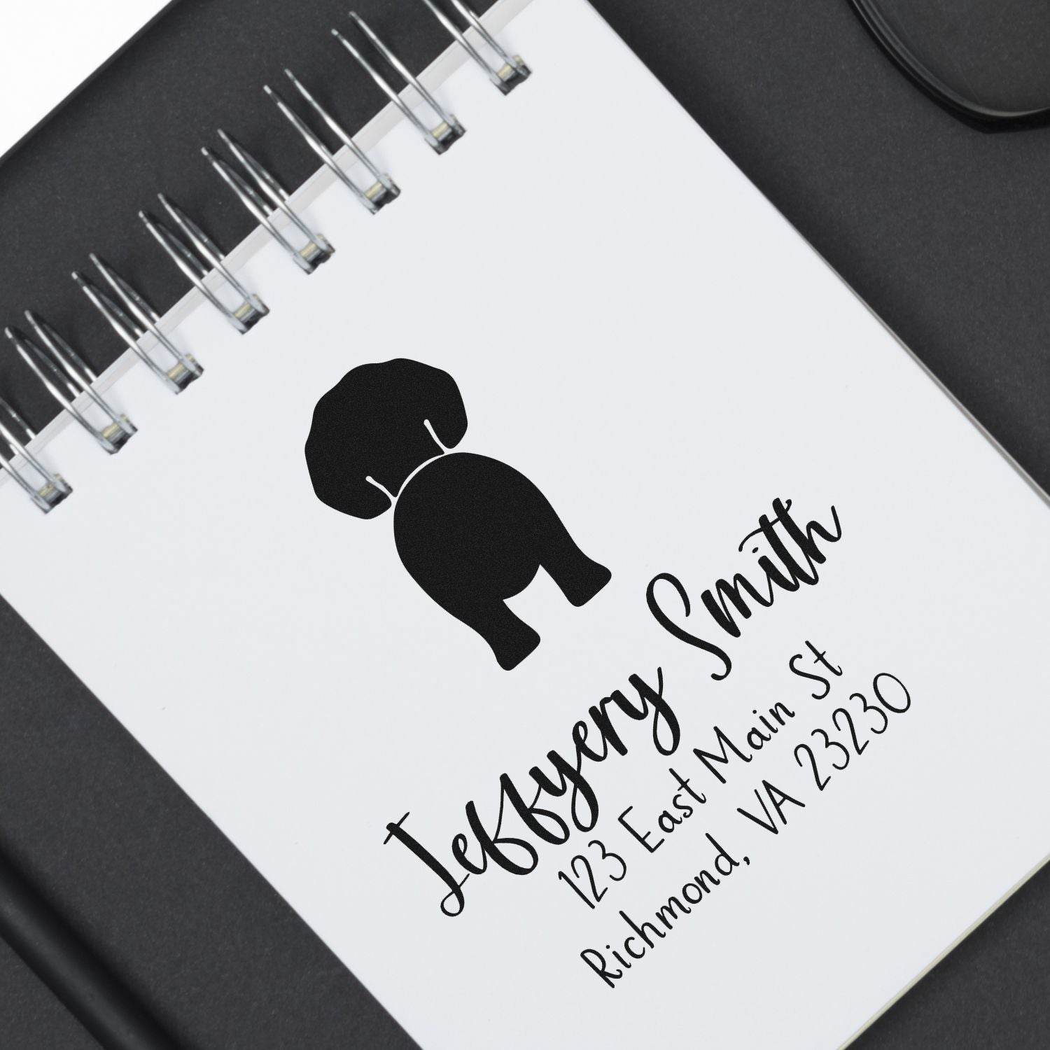 PSI Pre-Inked Beagle Made-to-Order Mail Stamp - Engineer Seal Stamps
