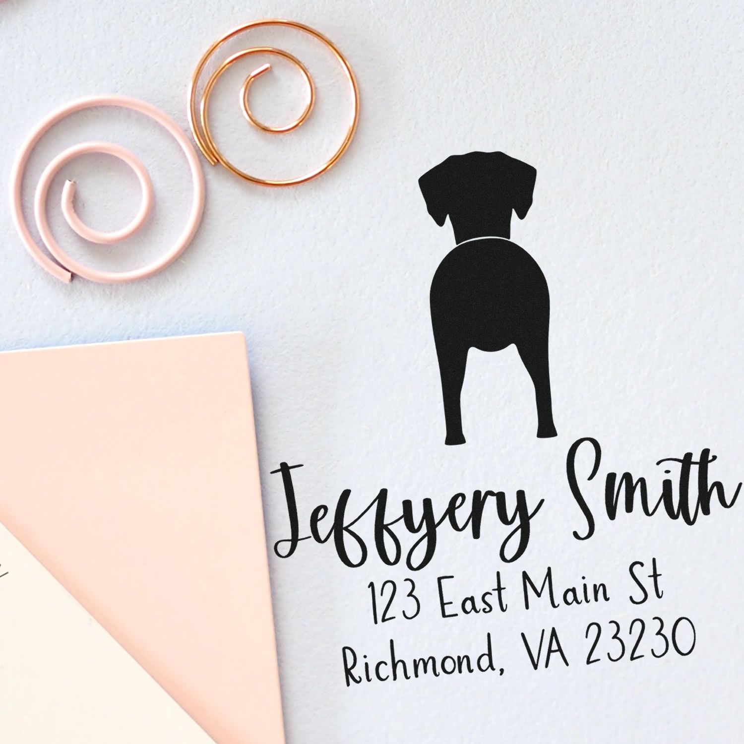 Slim Pre-Inked Dalmatian Stamp - Engineer Seal Stamps