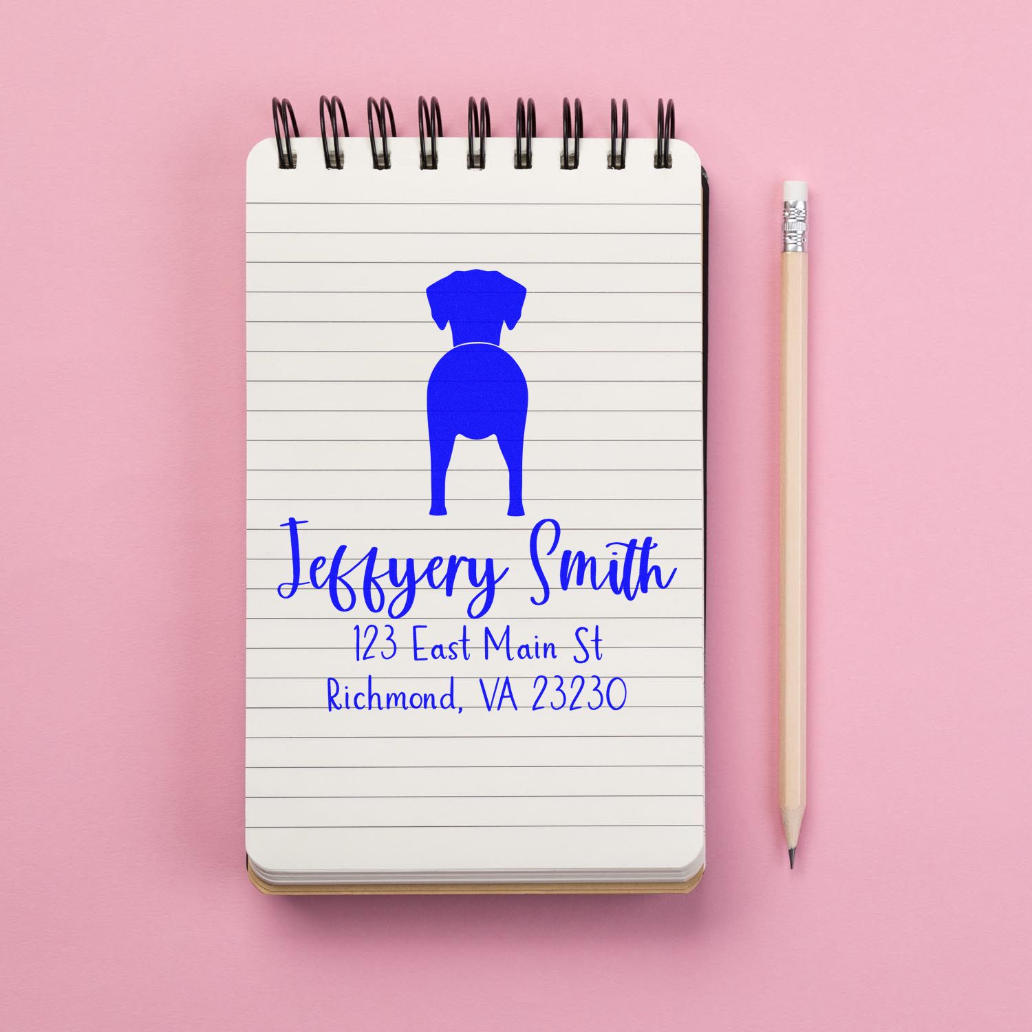 PSI Pre-Inked Dalmatian Made-to-Order Mailing Stamp - Engineer Seal Stamps