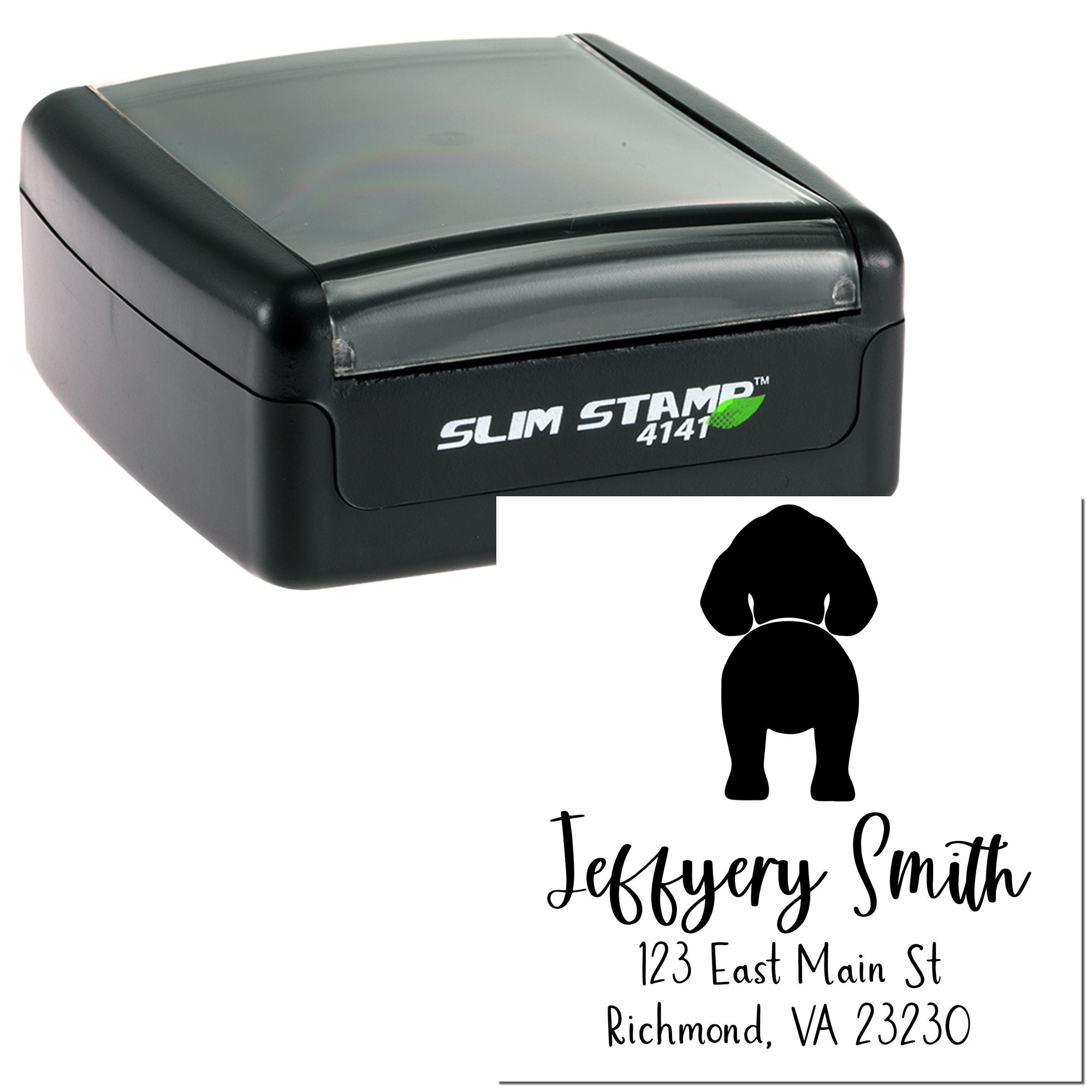 Slim Pre-Inked English Springer Spaniel Stamper - Engineer Seal Stamps