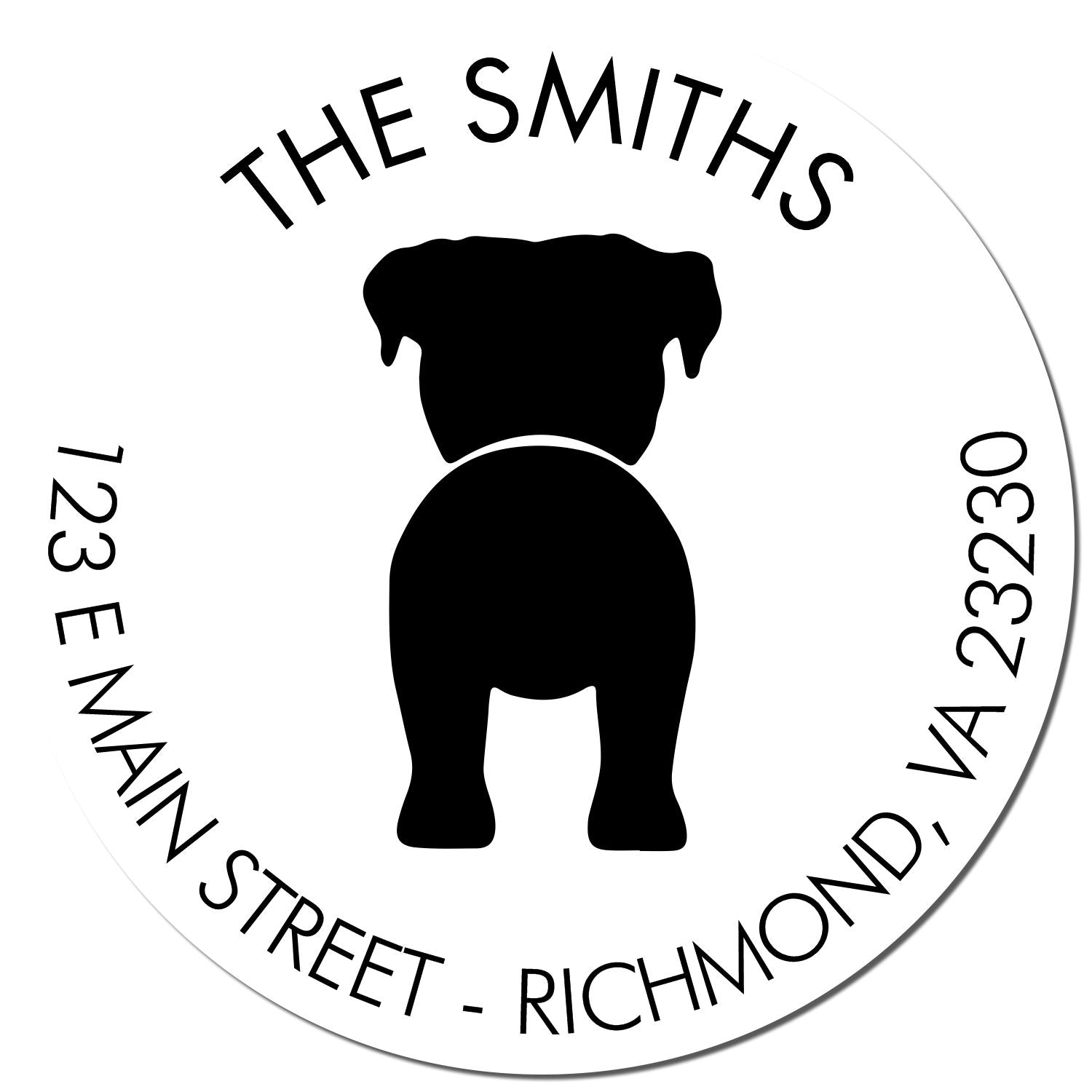 Slim Pre-Inked Boxer Custom Mailing Stamp - Engineer Seal Stamps