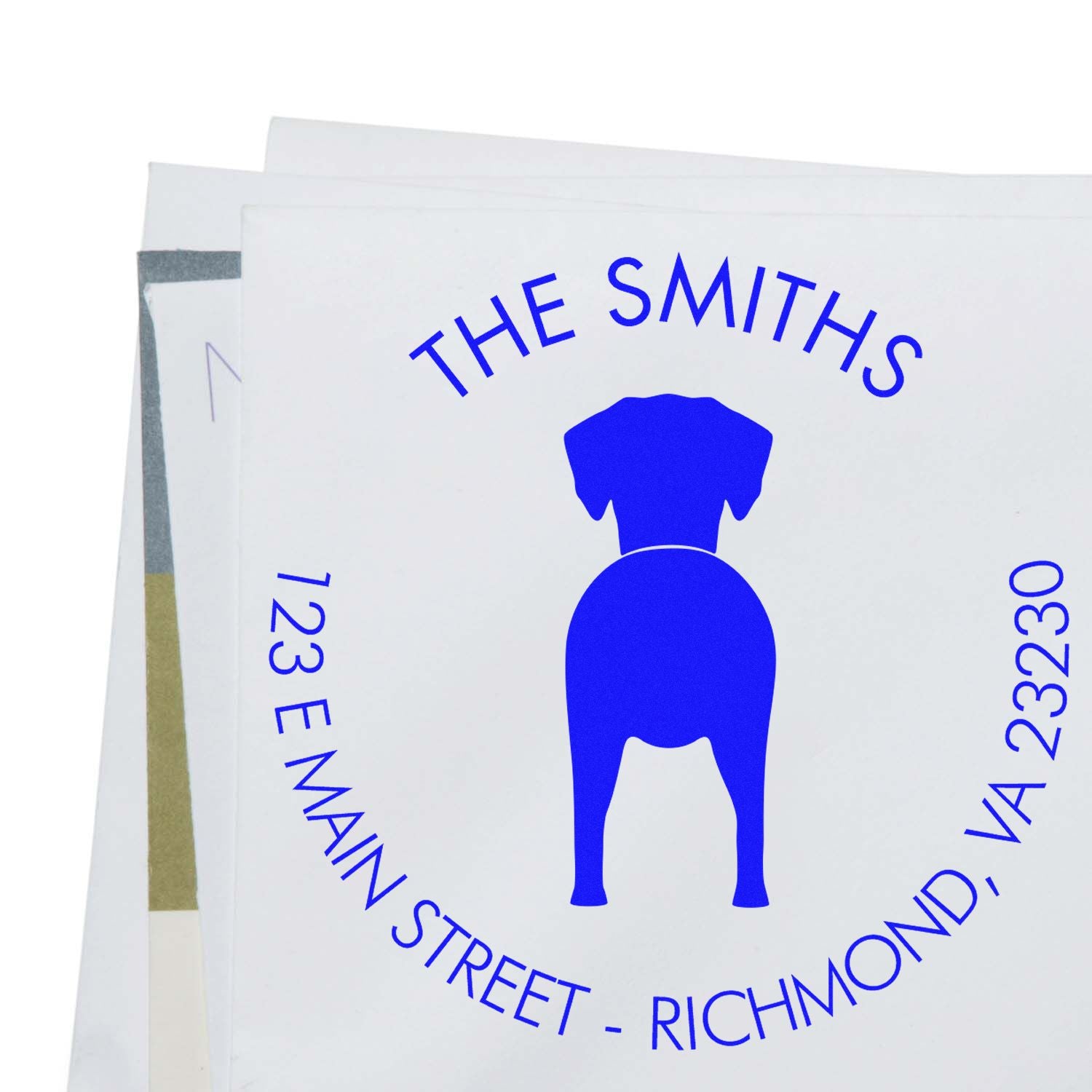 Self-Inking Dalmatian Custom-Made Mailing Address Stamp - Engineer Seal Stamps