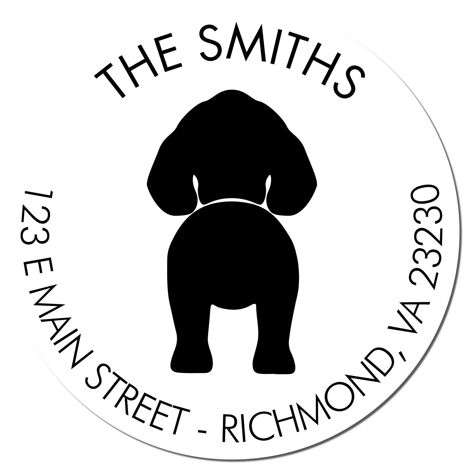 PSI Pre-Inked English Springer Spaniel Mailing Stamp - Engineer Seal Stamps