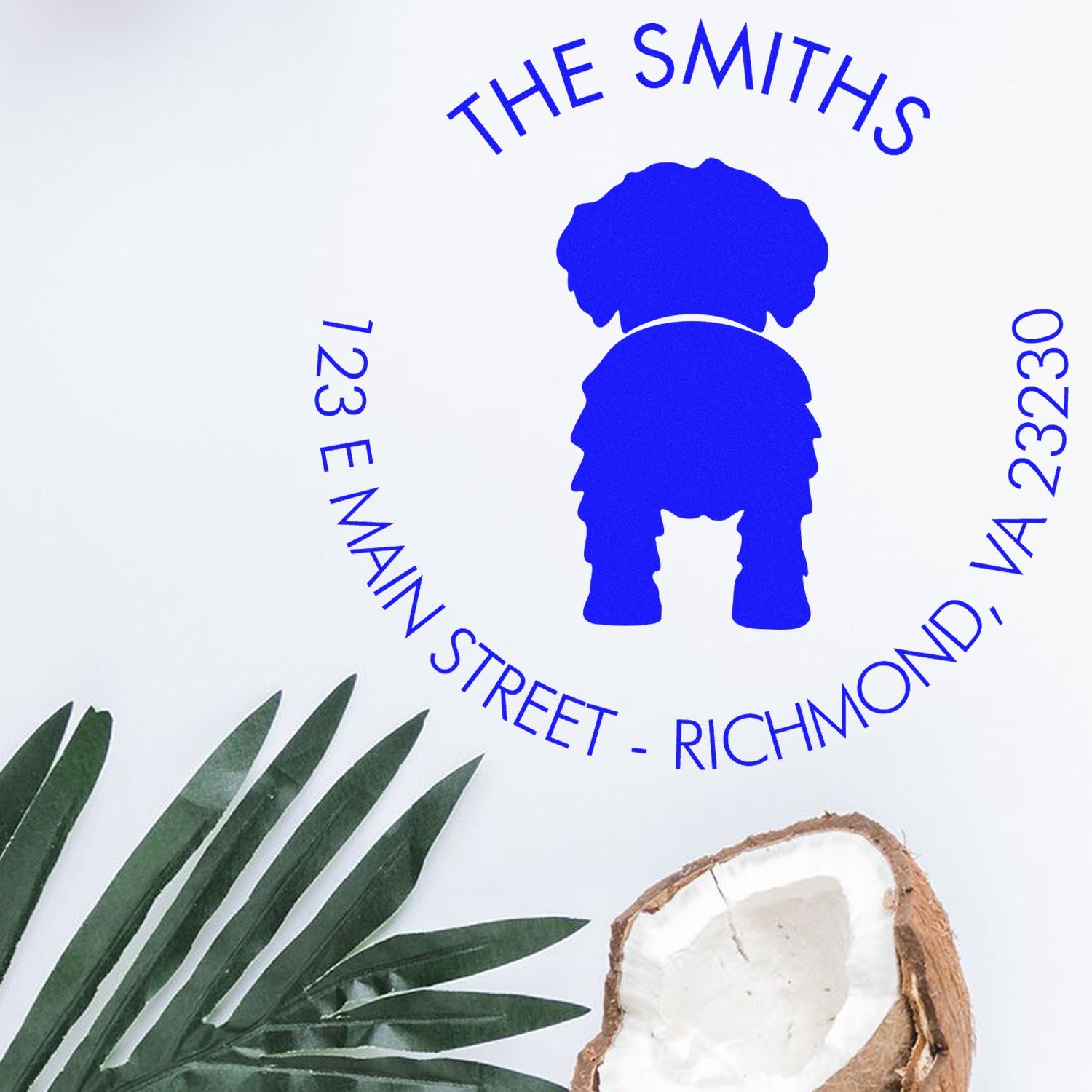 Self-Inking Havanese Custom-Made Mailing Stamp for Envelopes - Engineer Seal Stamps