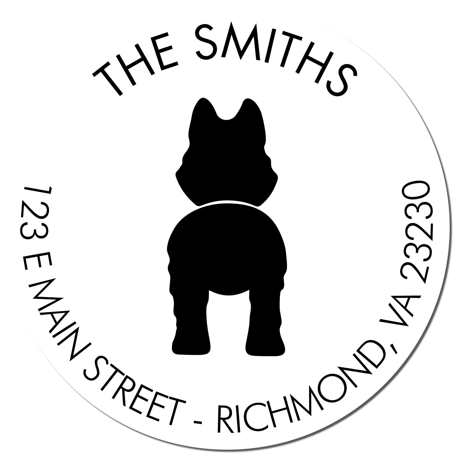 PSI Pre-Inked Husky Name and Address Stamp for Envelopes - Engineer Seal Stamps