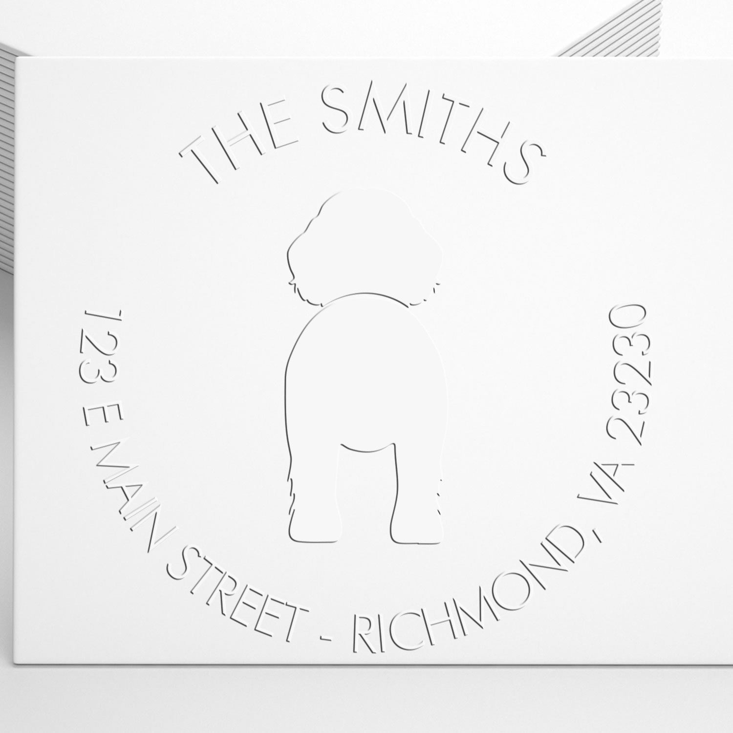 Desk Newfoundland Customizable Mail Address Embossing Seal - Engineer Seal Stamps