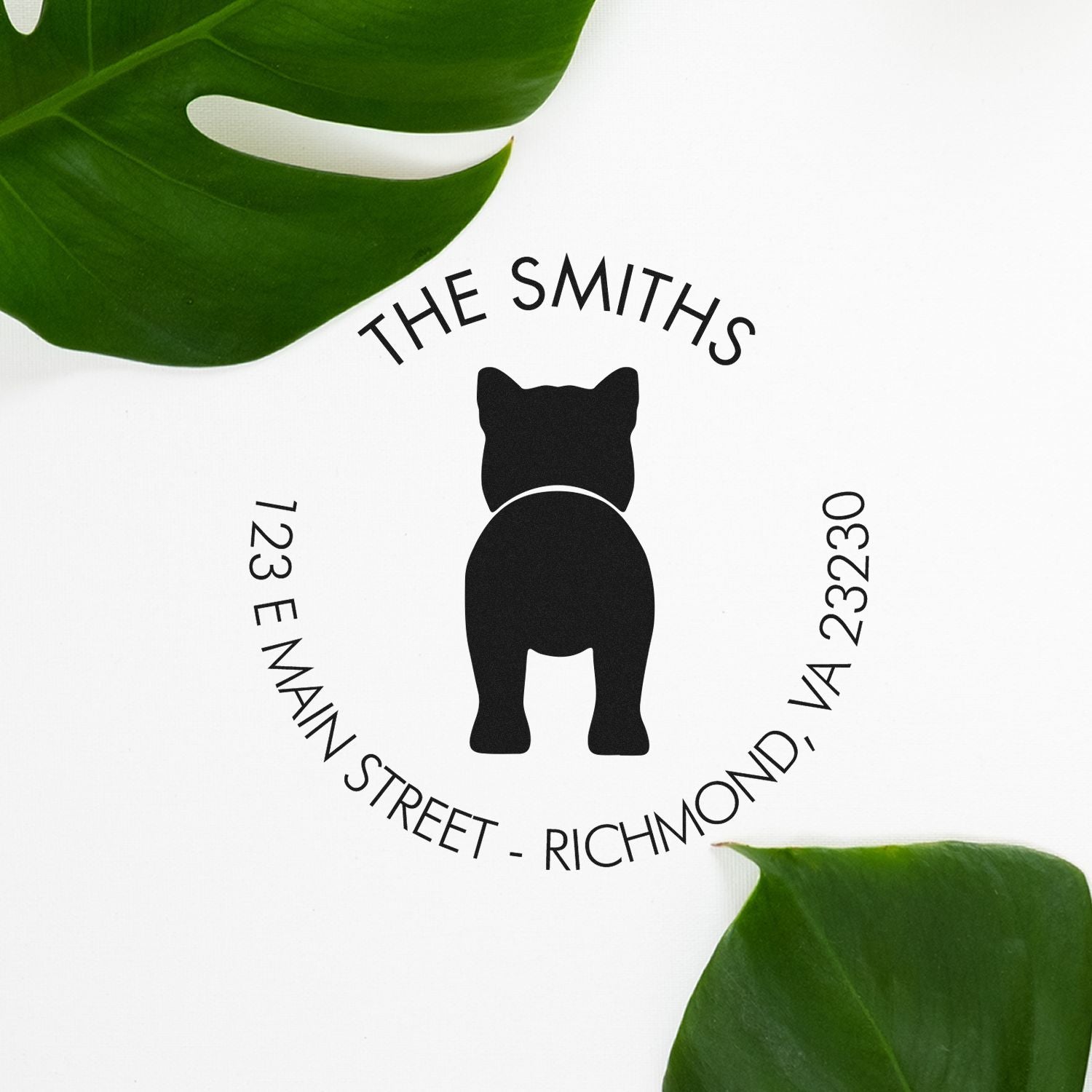 Self-Inking Shiba Inu Custom-Made New Home Address Stamp - Engineer Seal Stamps