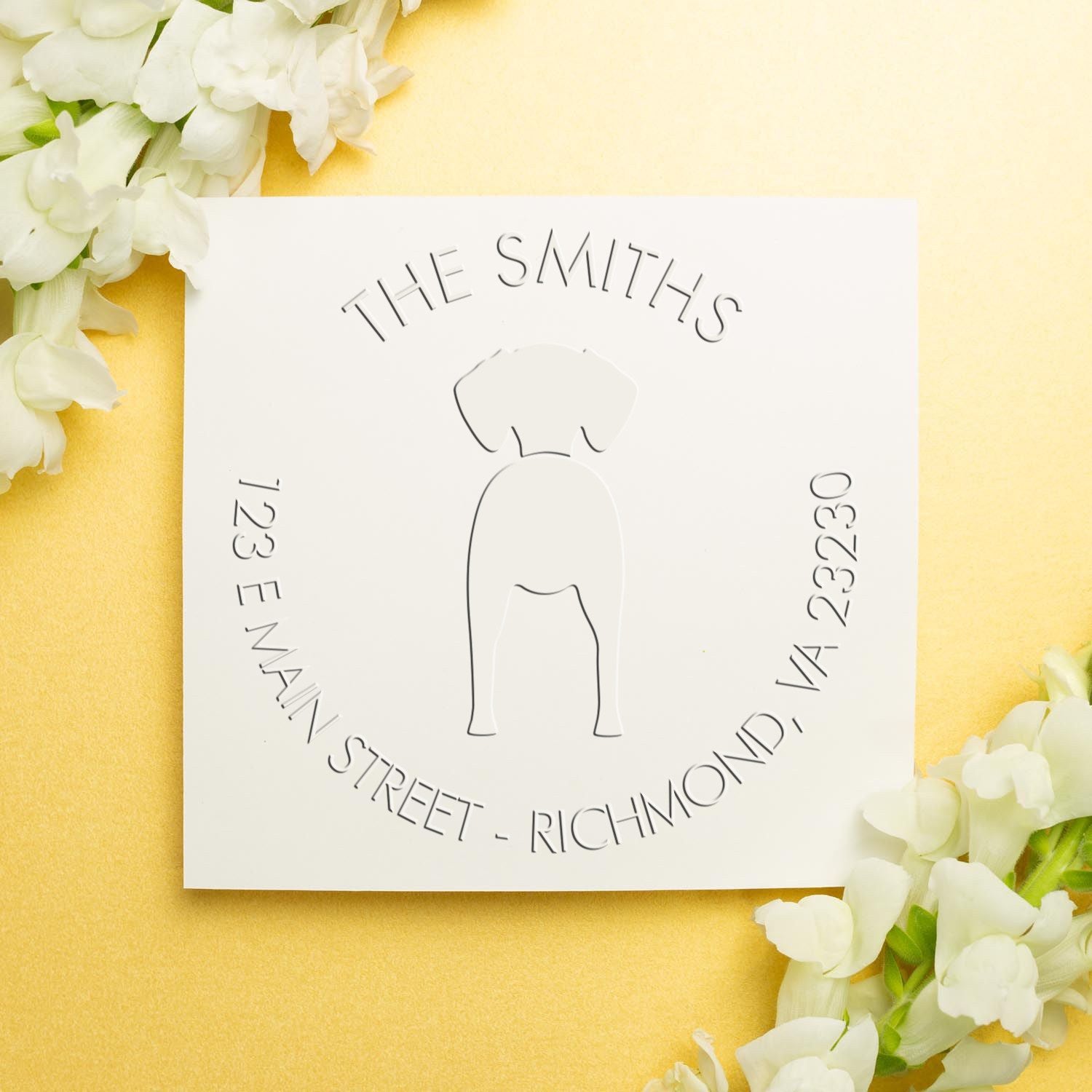 Desk Vizsla Customizable New Address Seal Stamp - Engineer Seal Stamps