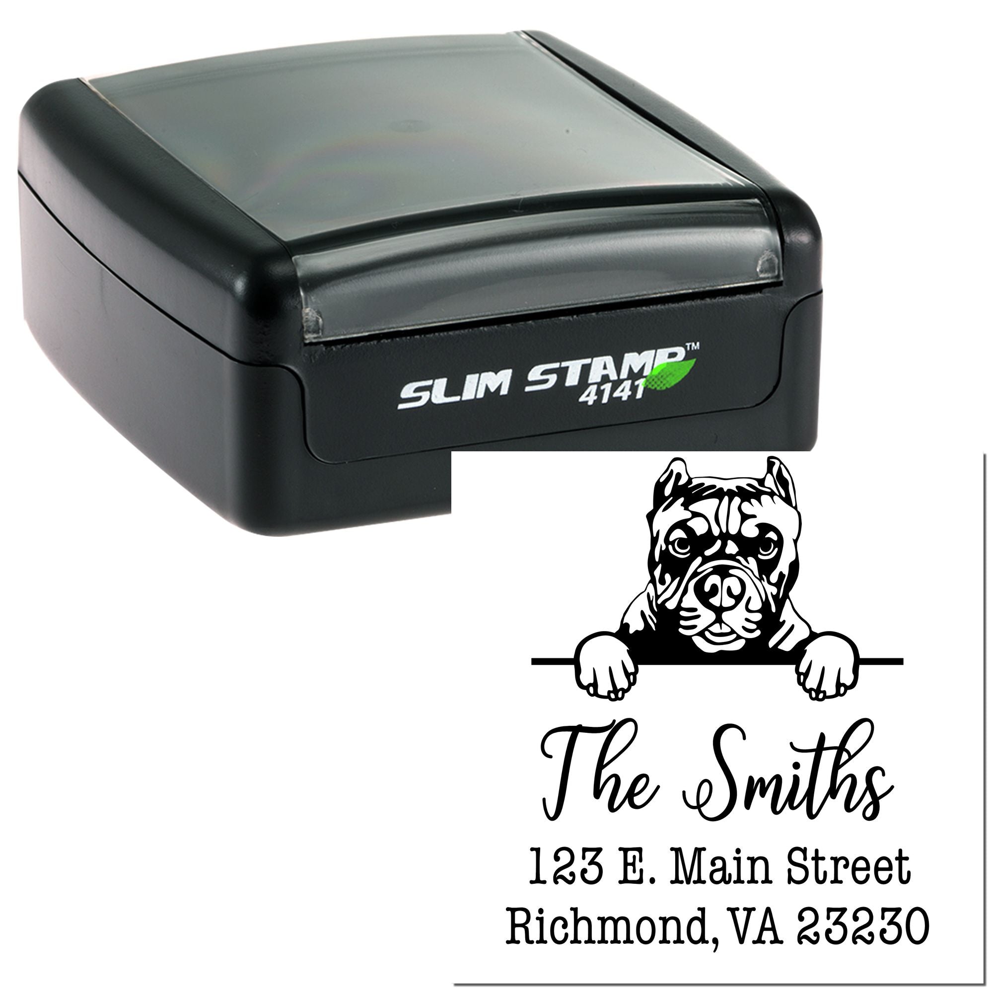 Slim Pre-Inked Pitbull Customized Stamp - Engineer Seal Stamps