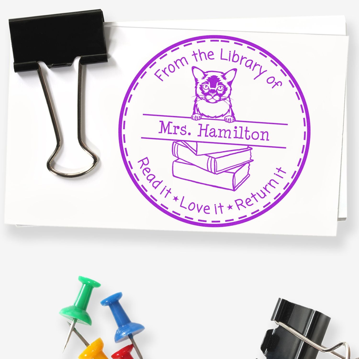 Burmese Customized Teacher Stamp Stamper Self-Inking - Engineer Seal Stamps