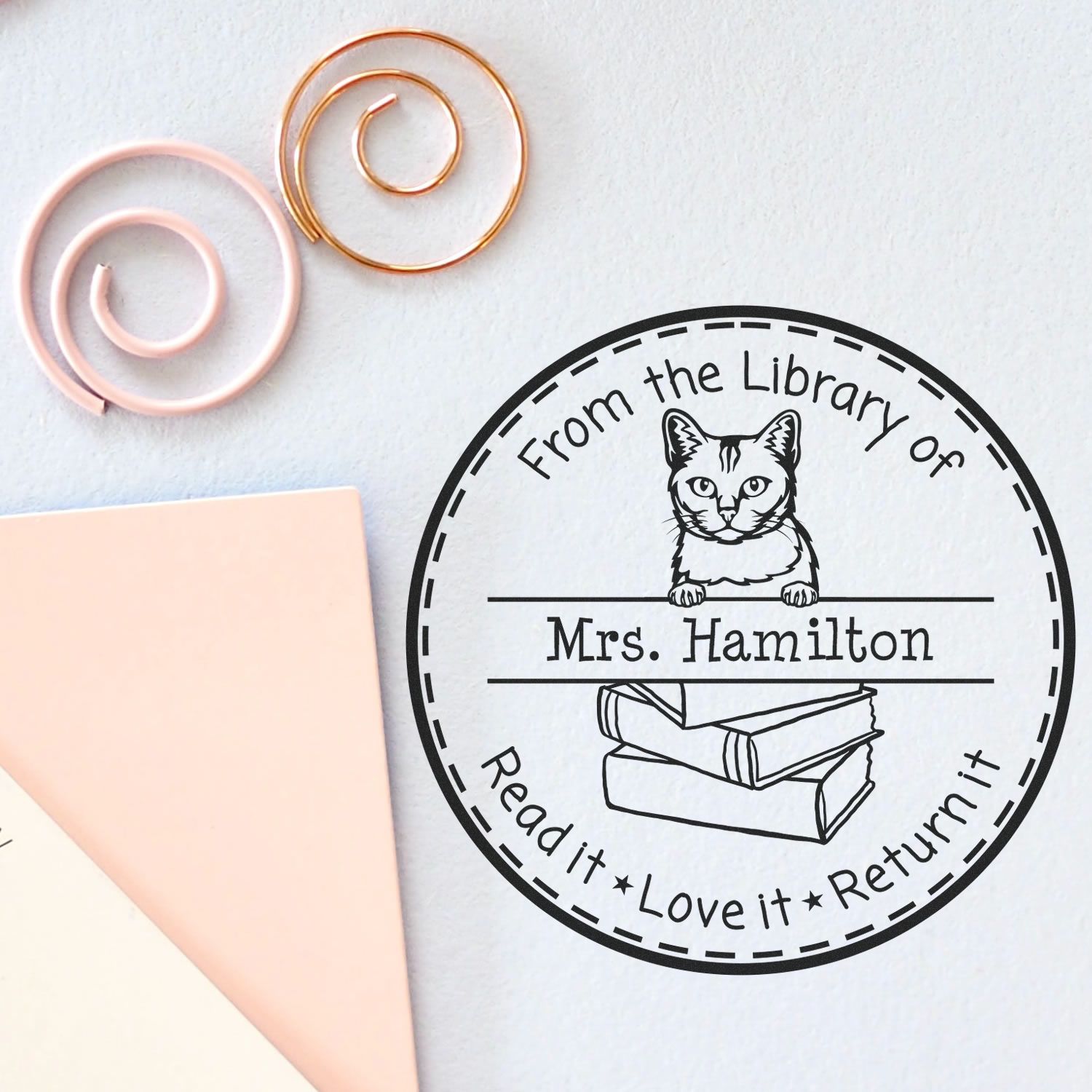 Burmilla Customized Teacher Stamp Stamp Self-Inking - Engineer Seal Stamps