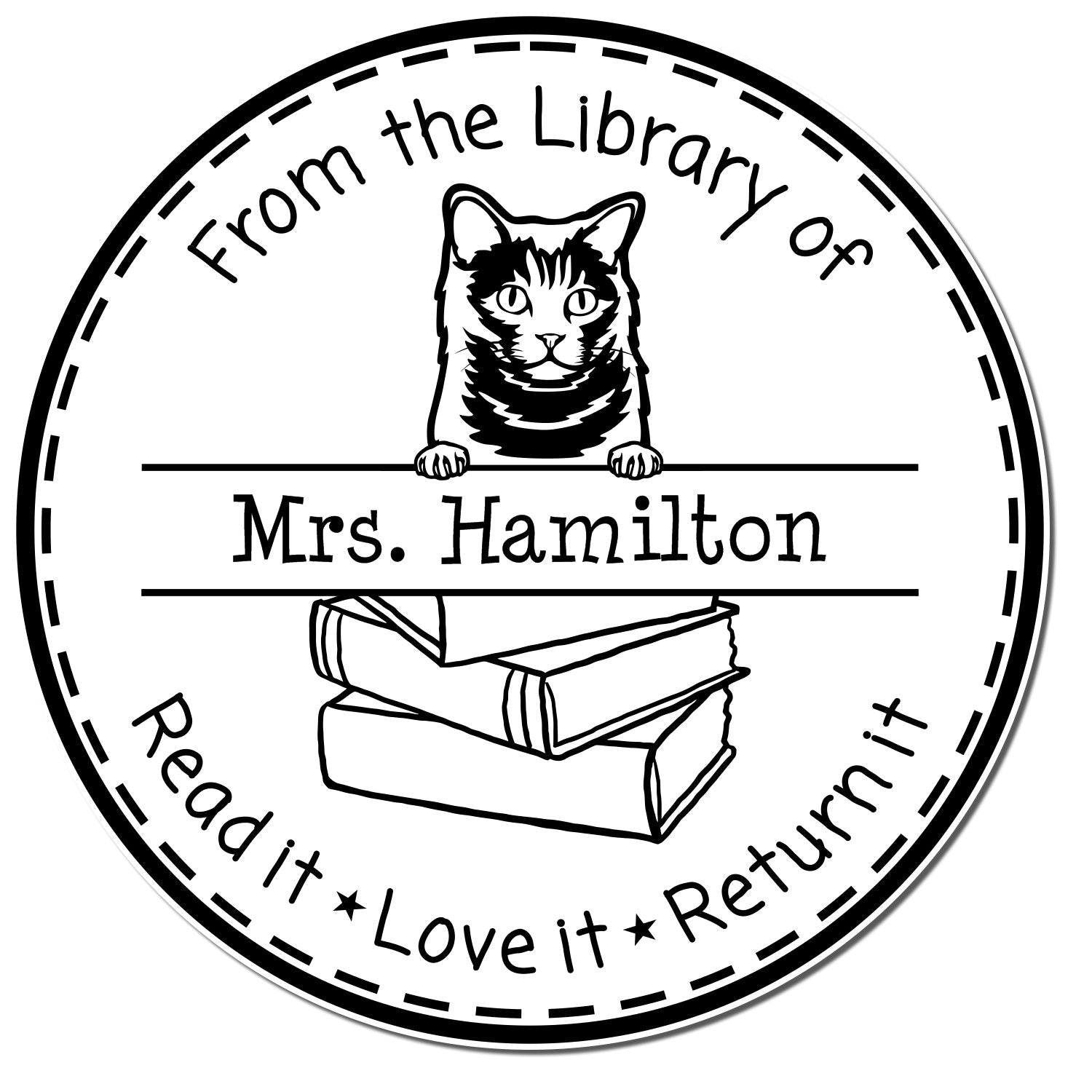 Chartreux Customized Teacher Stamp For Classroom Stamp Self-Inking - Engineer Seal Stamps