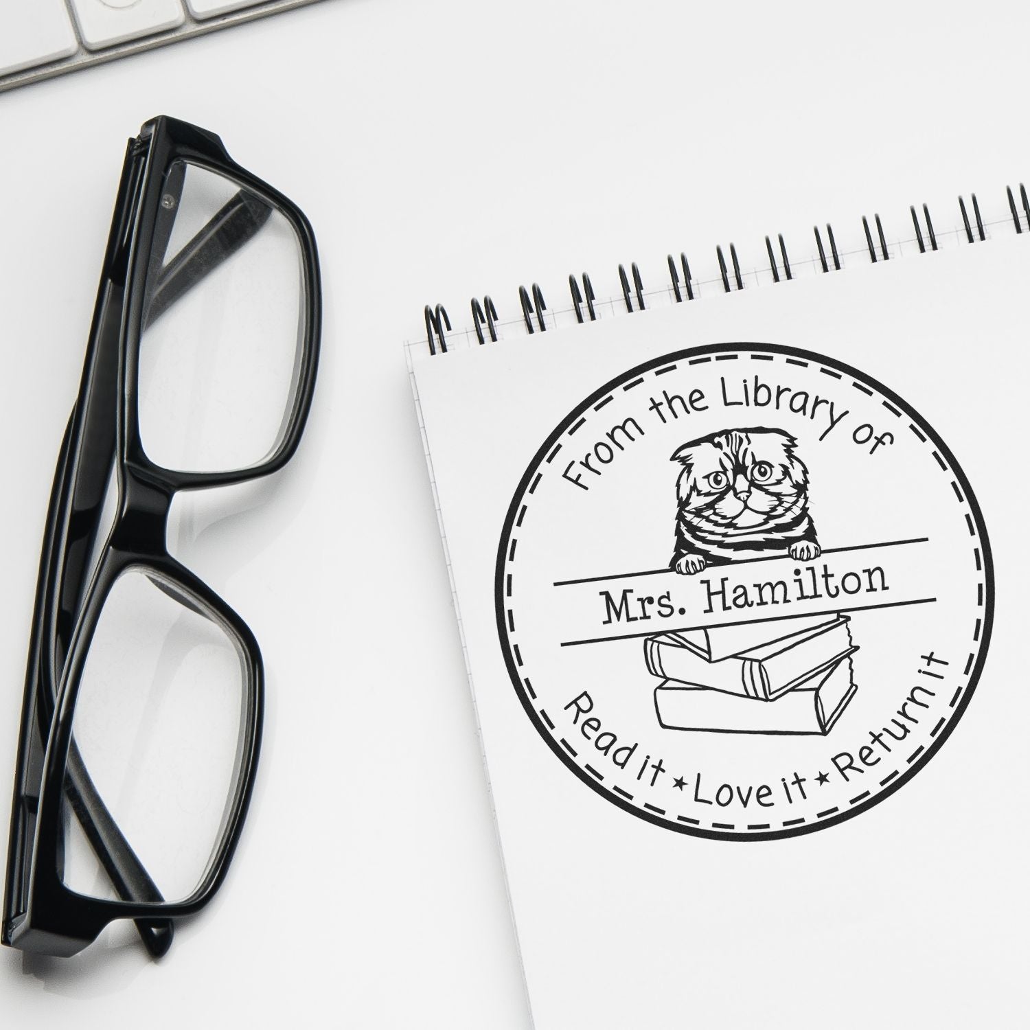 Foldex Customized School Rockstar Stamp Self-Inking - Engineer Seal Stamps