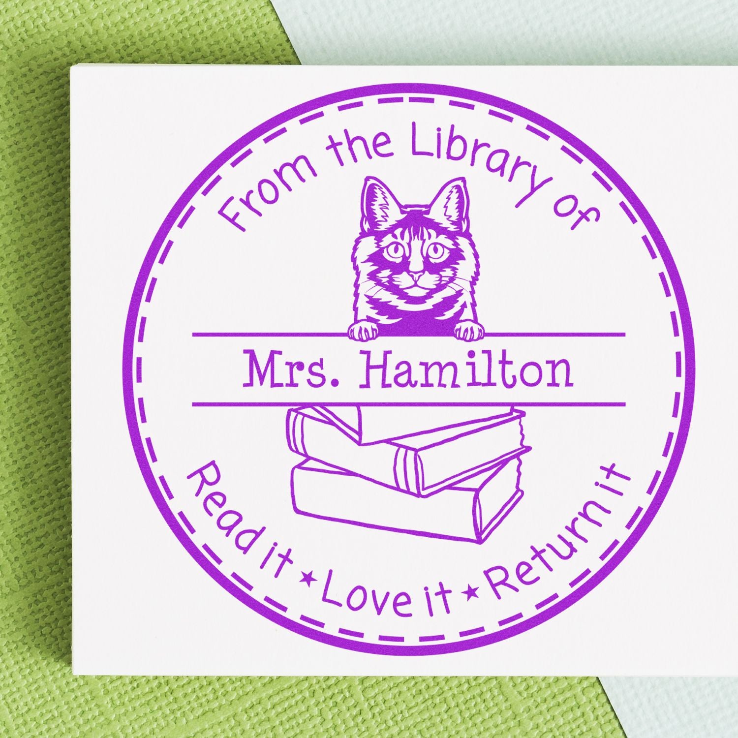 Kurilian Bobtail Custom-Made Learning Enthusiast Stamper - Engineer Seal Stamps