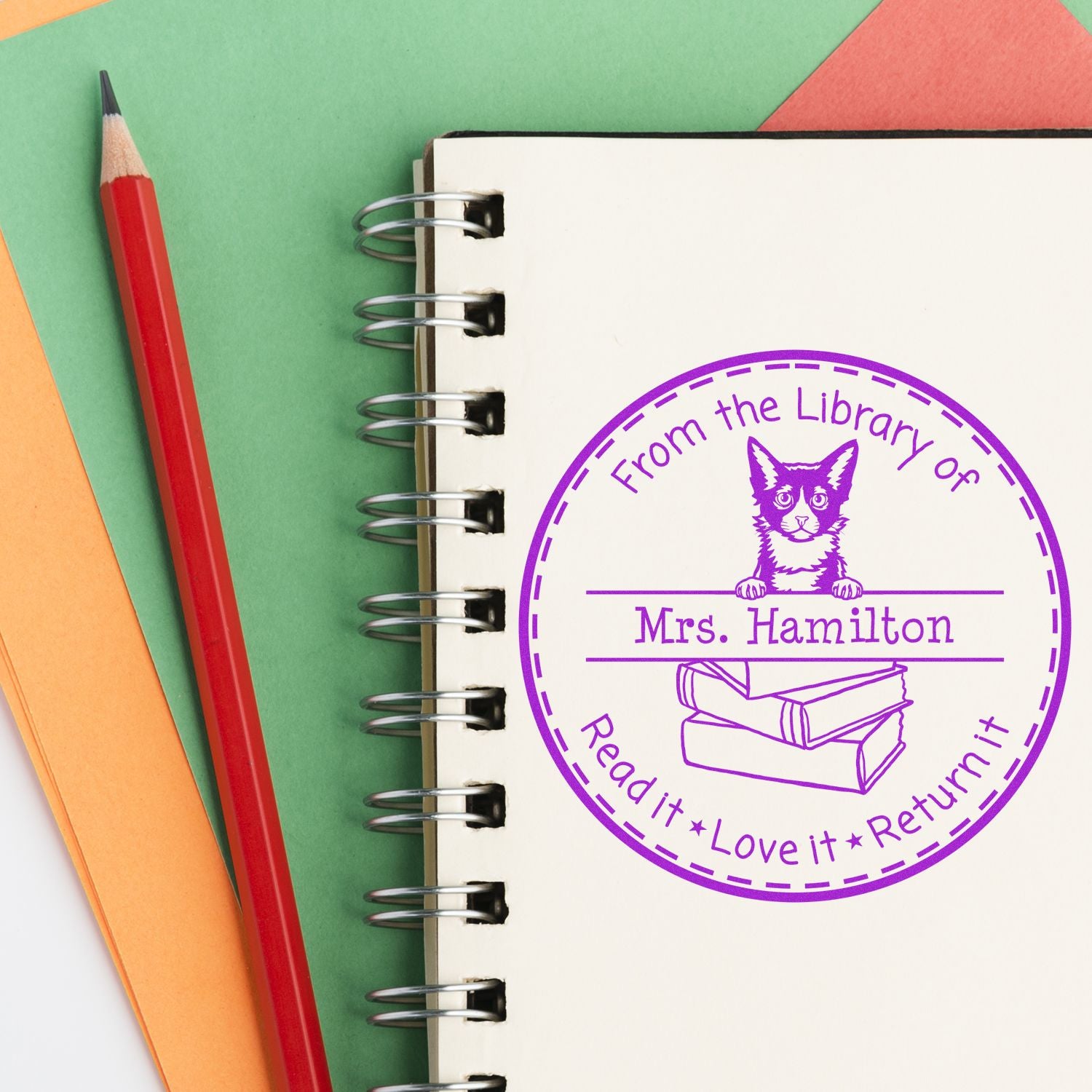 Laperm Custom-Made Learning Enthusiast Stamp - Engineer Seal Stamps