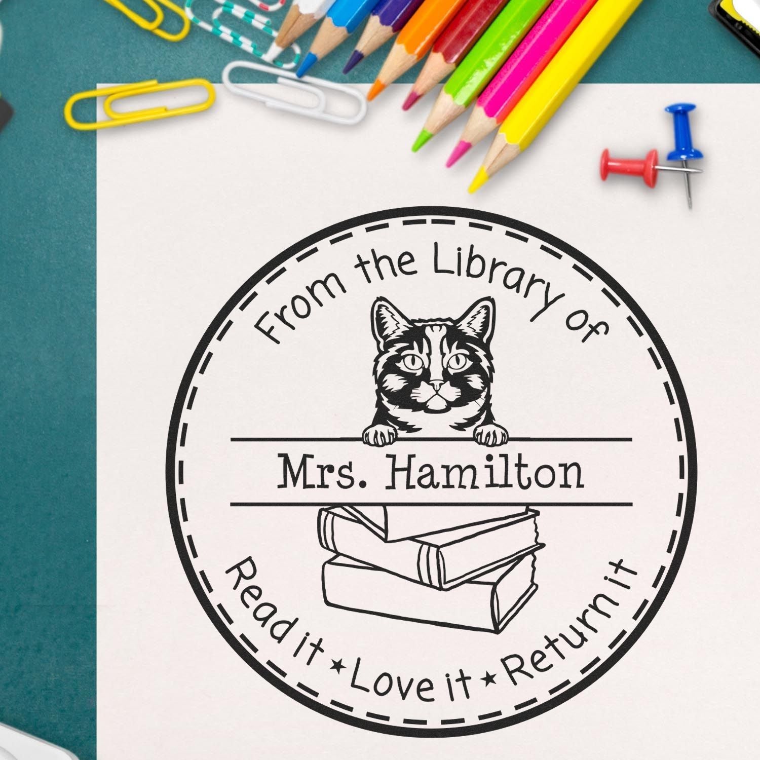 Munchkin Custom-Made From The Classroom Of Stamp - Engineer Seal Stamps