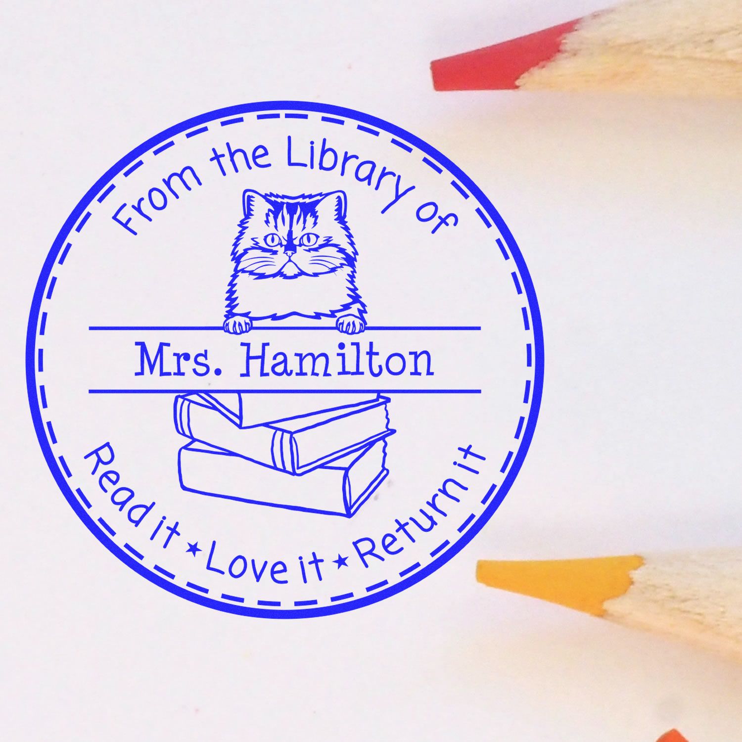 Persian Custom-Made Classroom Leader Stamper - Engineer Seal Stamps