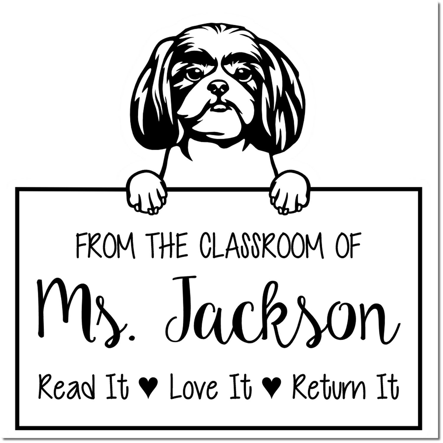 Shitzu Customizable Book Collection Stamp - Engineer Seal Stamps